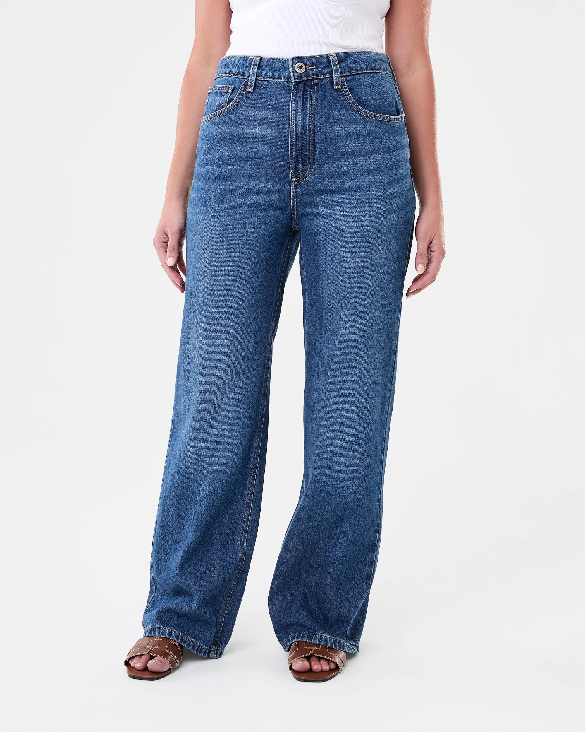 1 Straight Leg Jeans Dark Wash, 1 of 8