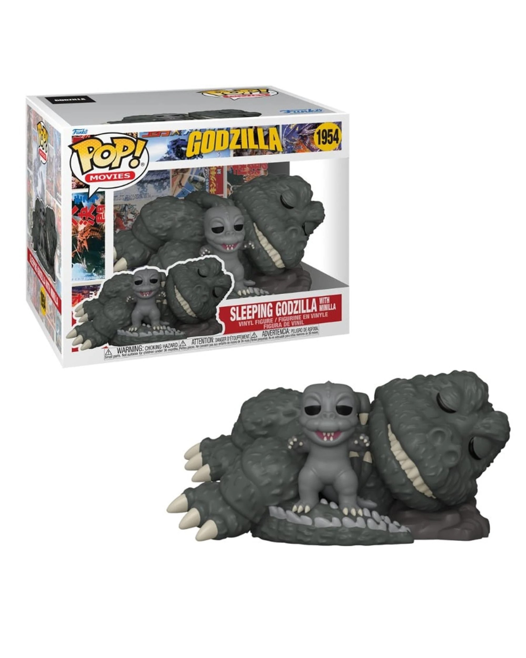1 Godzilla Sleeping Godzilla with Minnila 6 Inch Funko POP! Vinyl, 1 of 2