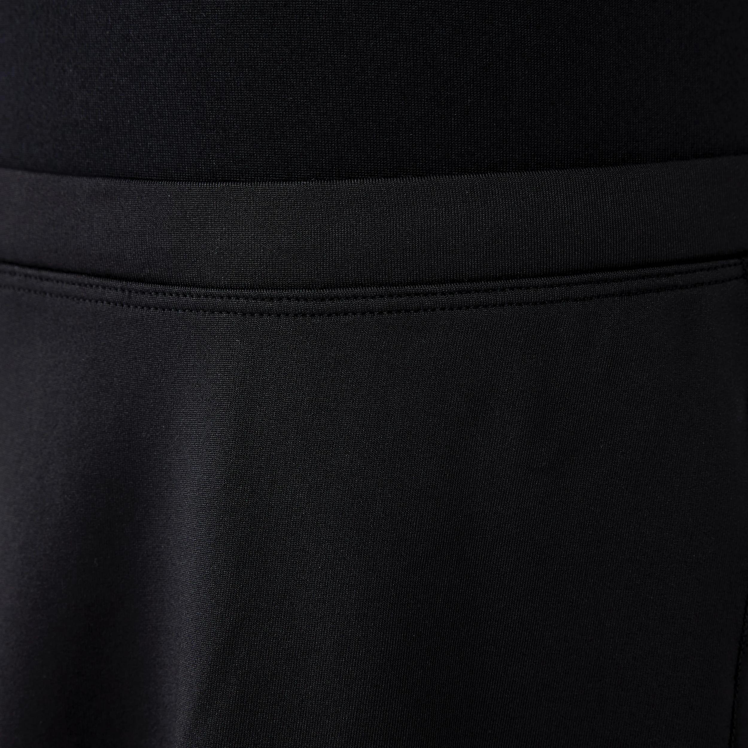 4 Dance Knit Wrap Skirt BLACK, 4 of 10