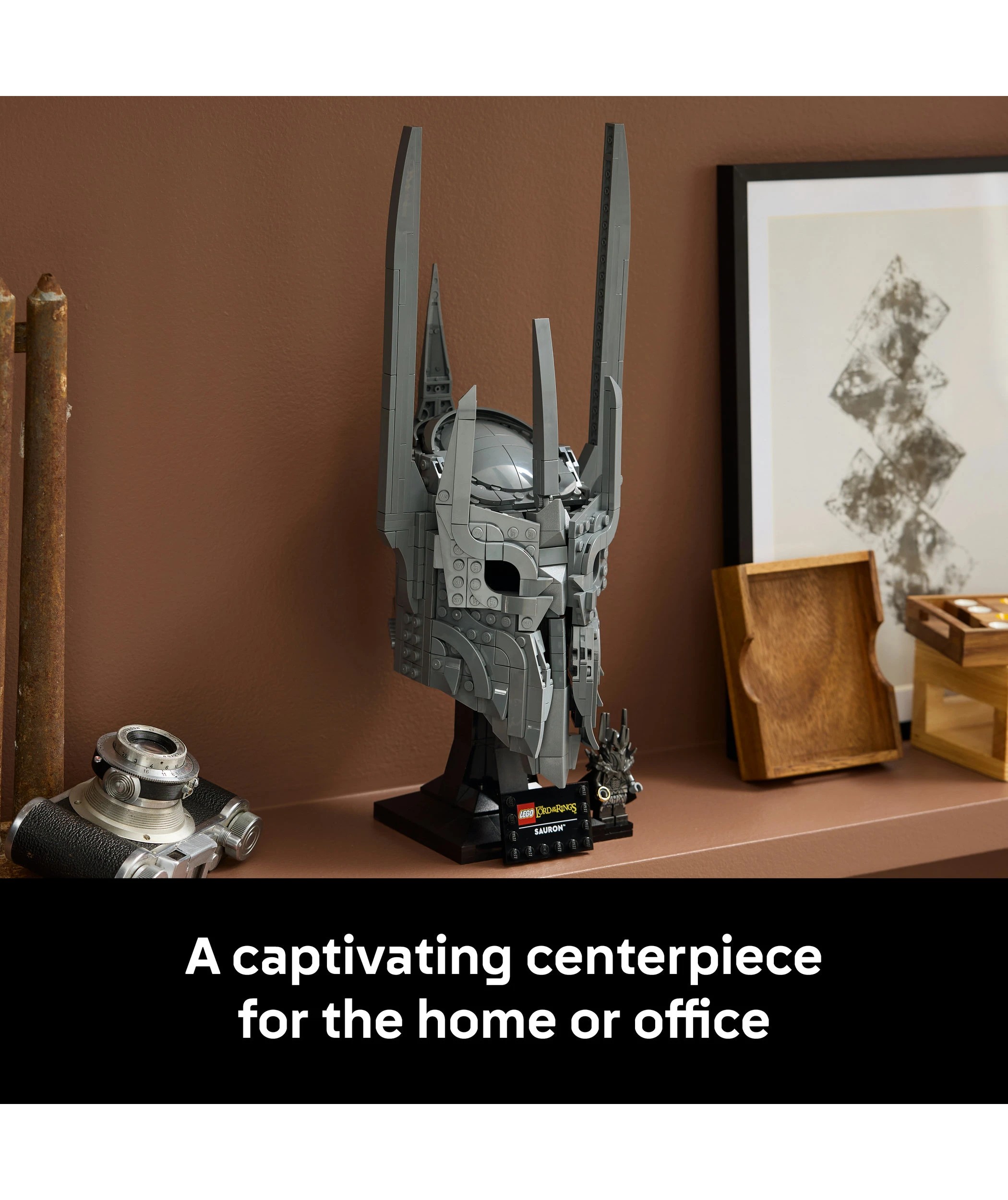 7 LEGO Icons The Lord of the Rings: Sauron's Helmet 11373, 7 of 10