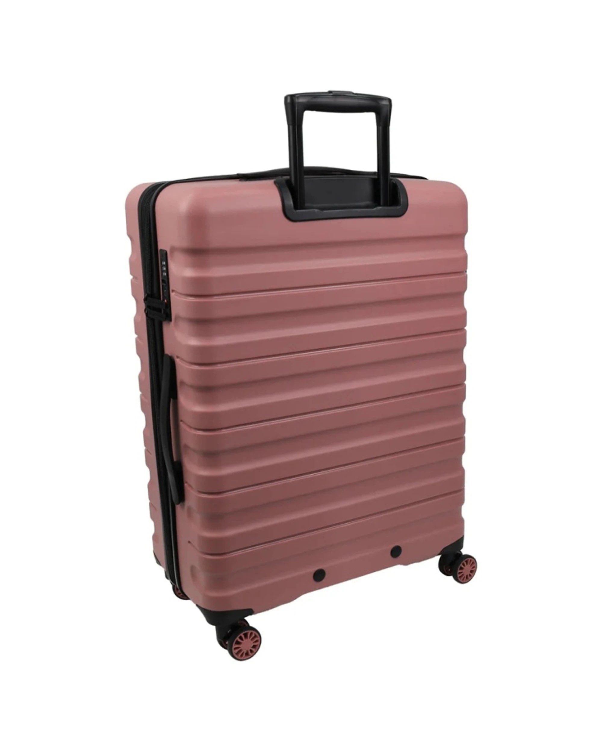 2 Pierre Cardin Hard Shell Suitcase Medium 70cm Expandable With TSA Lock - Pink, 2 of 4
