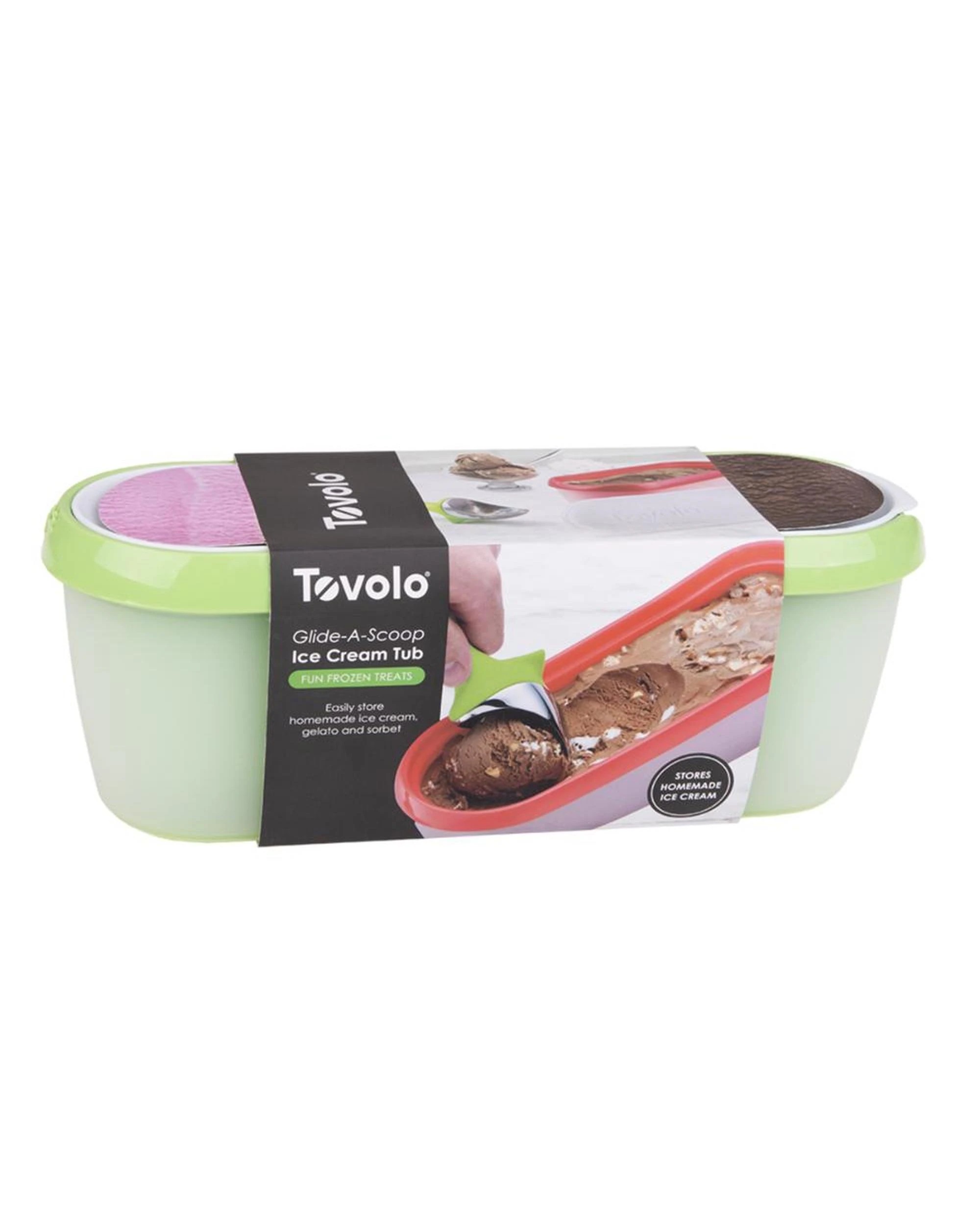 1 Tovolo Glide A Scoop Ice Cream Tub 1.4L  Pistachio, 1 of 2