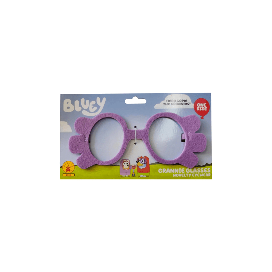 4 Bluey Grannie Oversized Glasses Kids Halloween Party Costume Accessory
 - Purple, 4 of 4