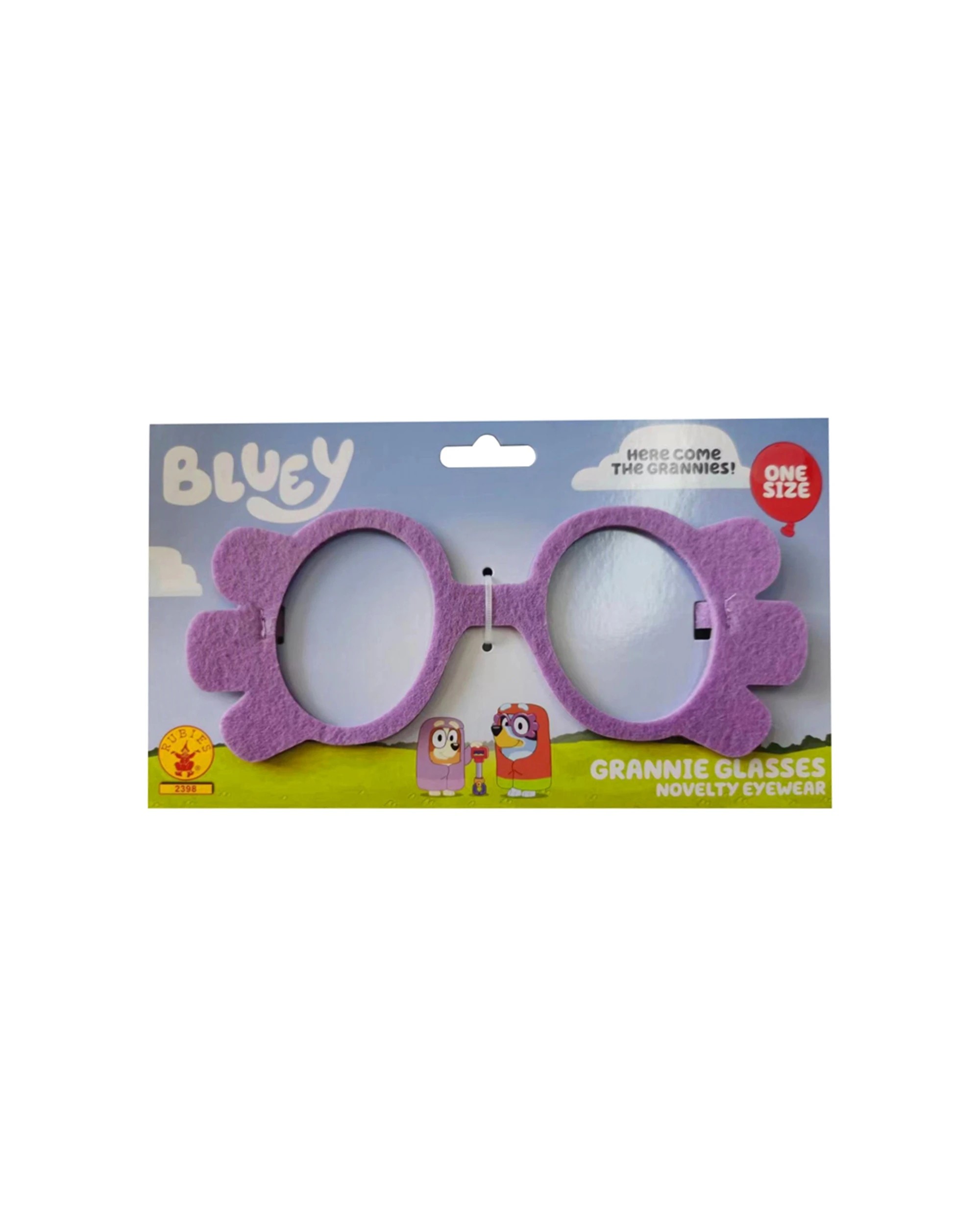 4 Bluey Grannie Oversized Glasses Kids Halloween Party Costume Accessory
 - Purple, 4 of 4