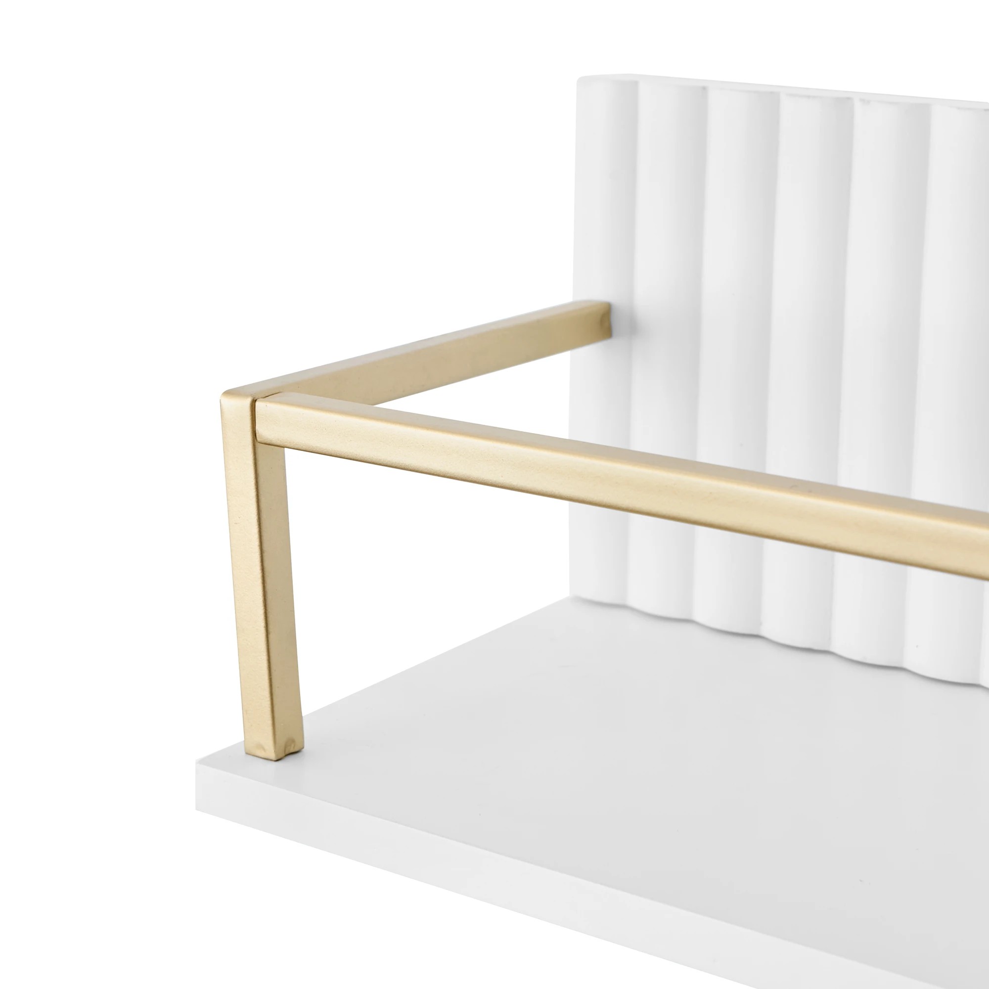 4 Linear Gold Look Wall Shelf, 4 of 5