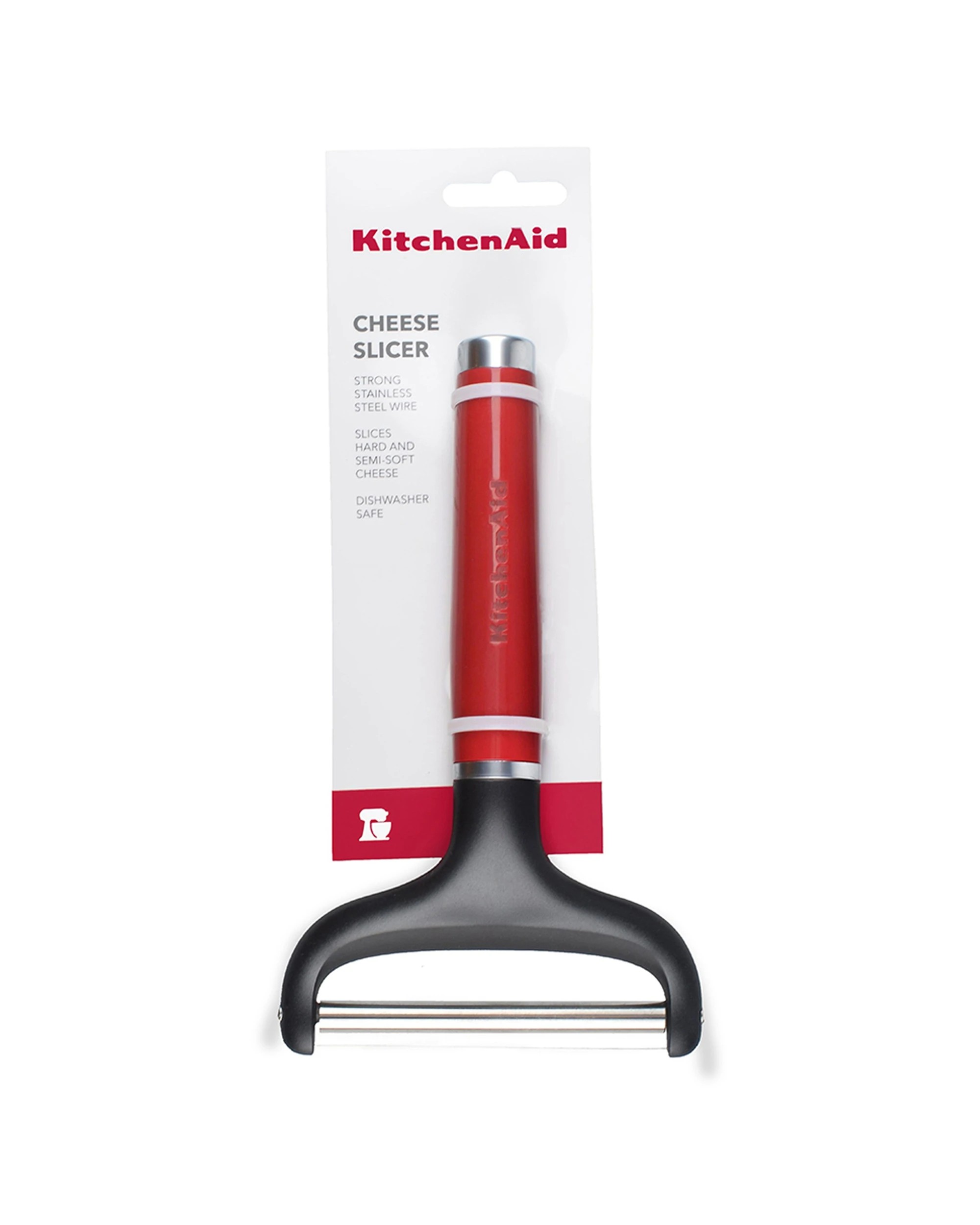 2 KitchenAid 2PK Classic Cheese Slicer With Strong Stainless Steel - Red, 2 of 4