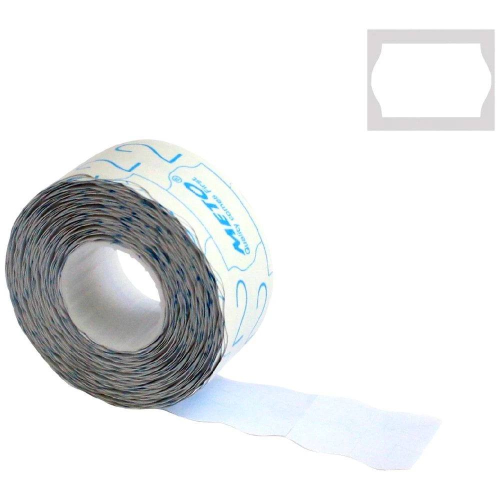 1 Meto 2 Line Series Labels Permanent White 5 Pack, 1 of 2