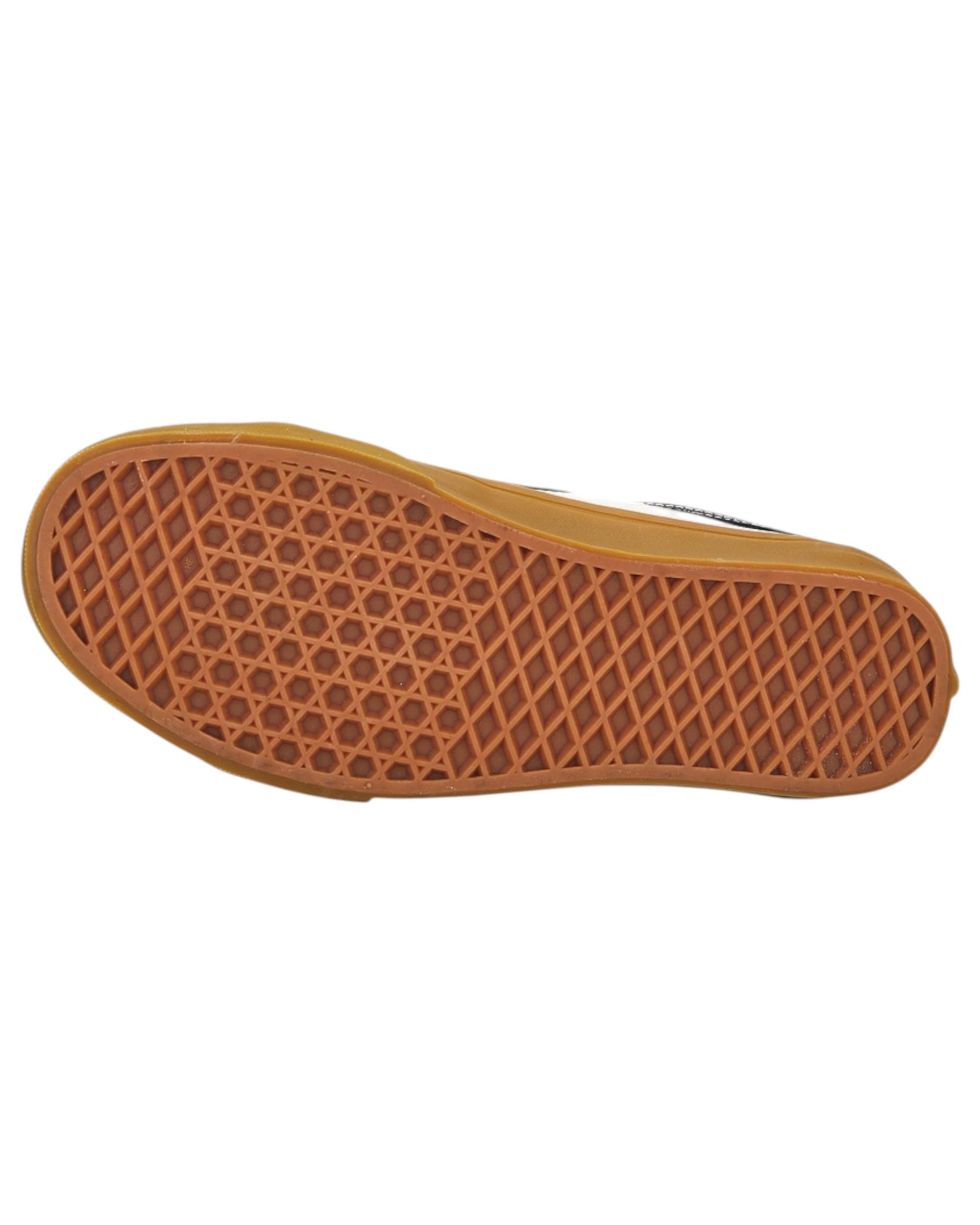 5 Vans Mens Sk8-Low Blanc DE Blanc Gum Lace Up Shoes WHITE, 5 of 6