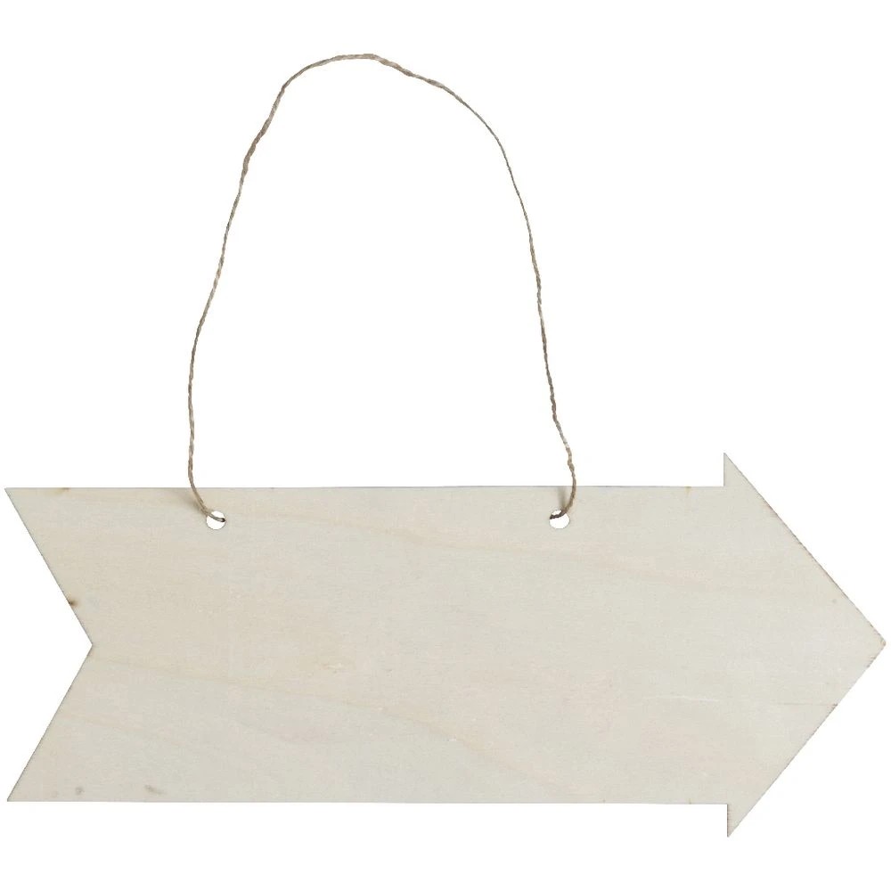 2 Born Plywood Plaque Arrow, 2 of 2