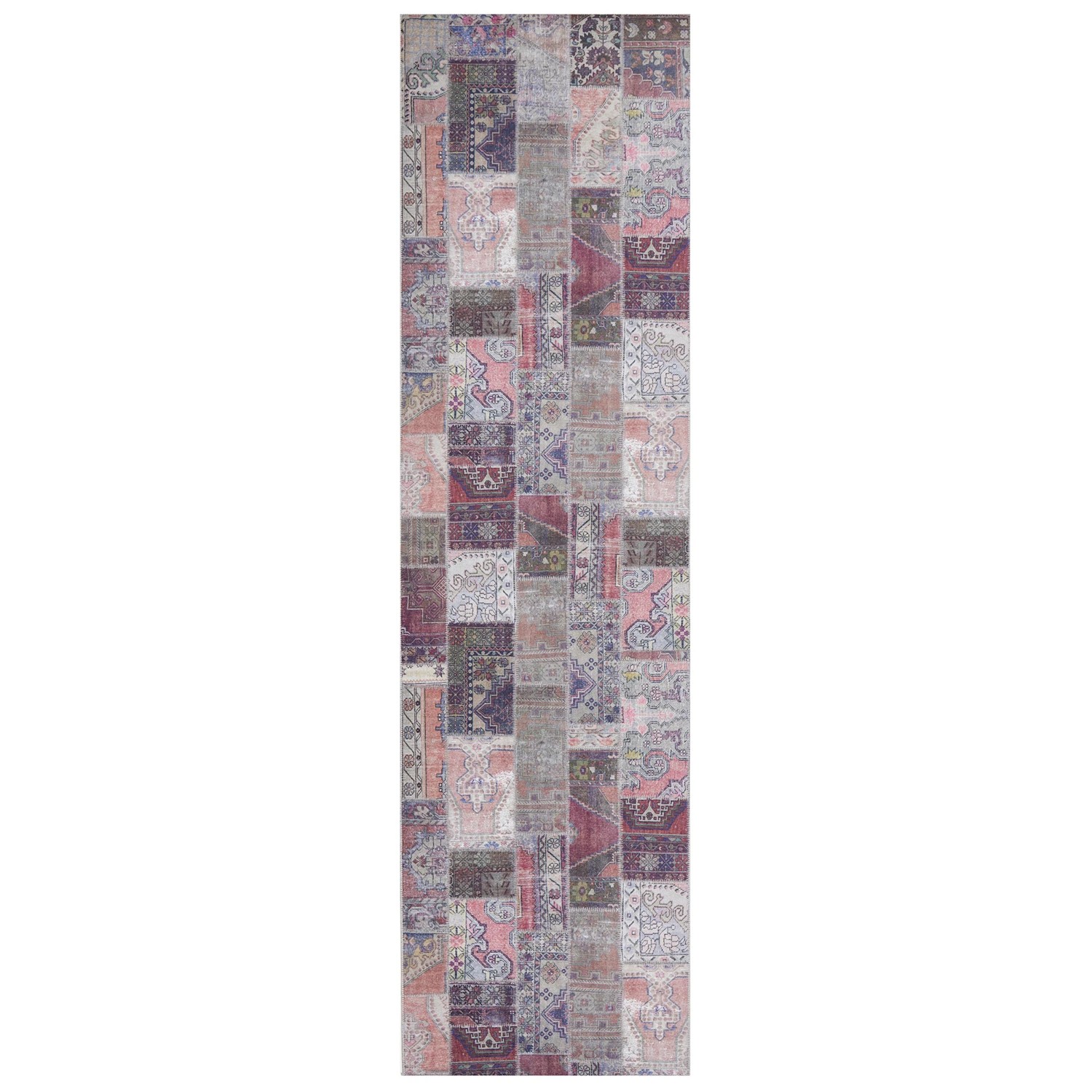 2 Common Ground Rugs Bazaar 178 200x80cm - Small Runner Rug - Beige, 2 of 9