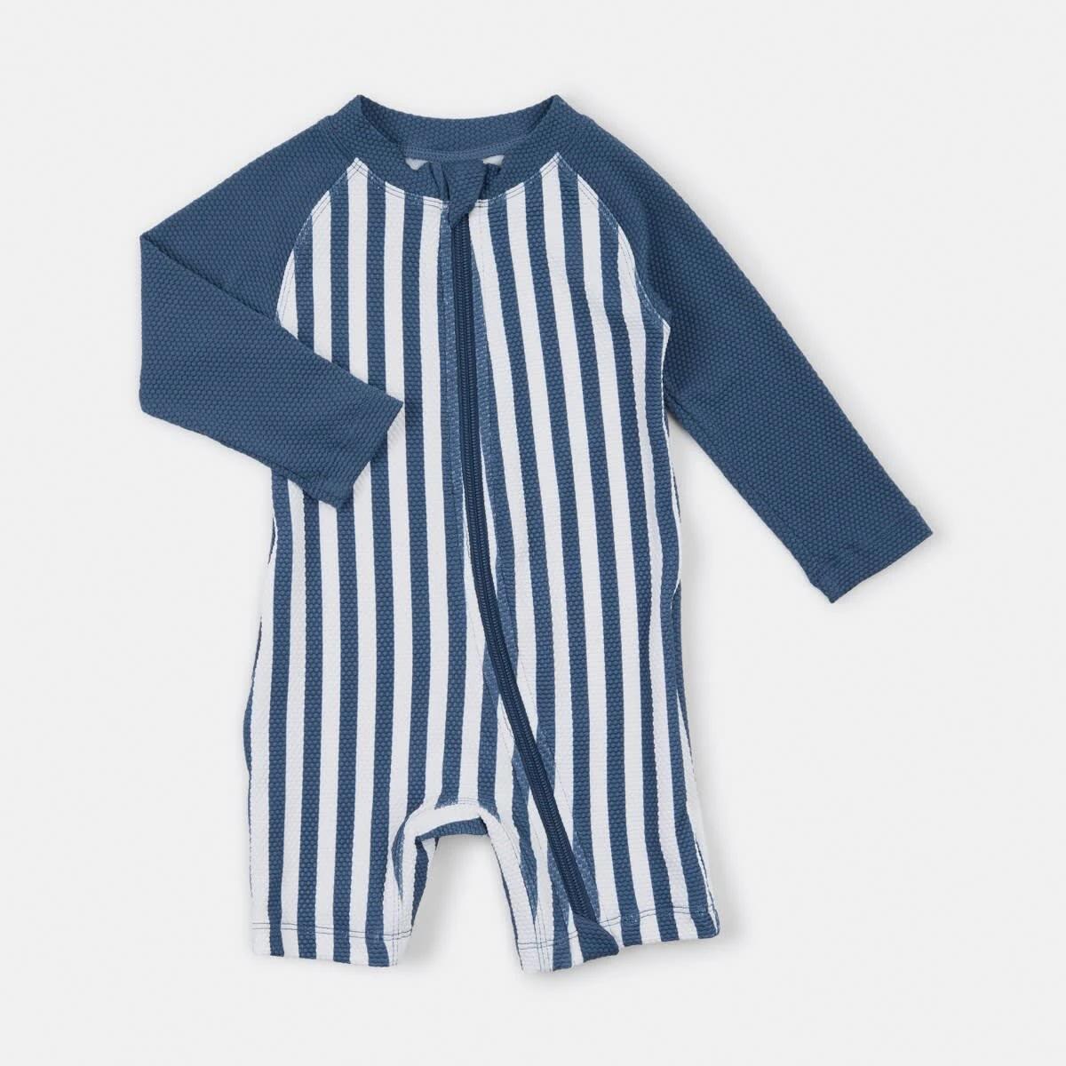 1 Rashie Suit Nvy Strpe, 1 of 4