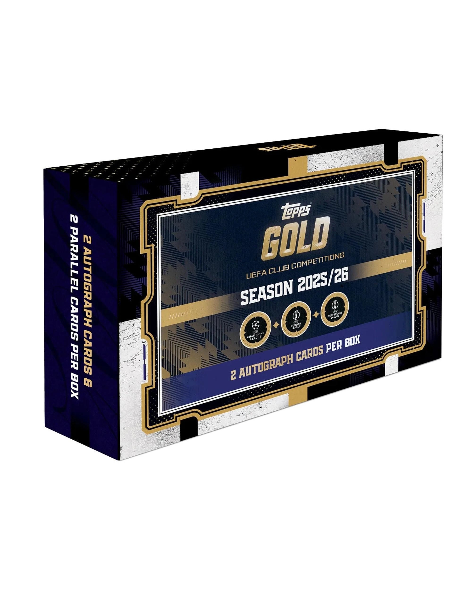1 Topps 2025/2026 Gold UEFA Club Competitions Soccer Hobby Box, 1 of 8