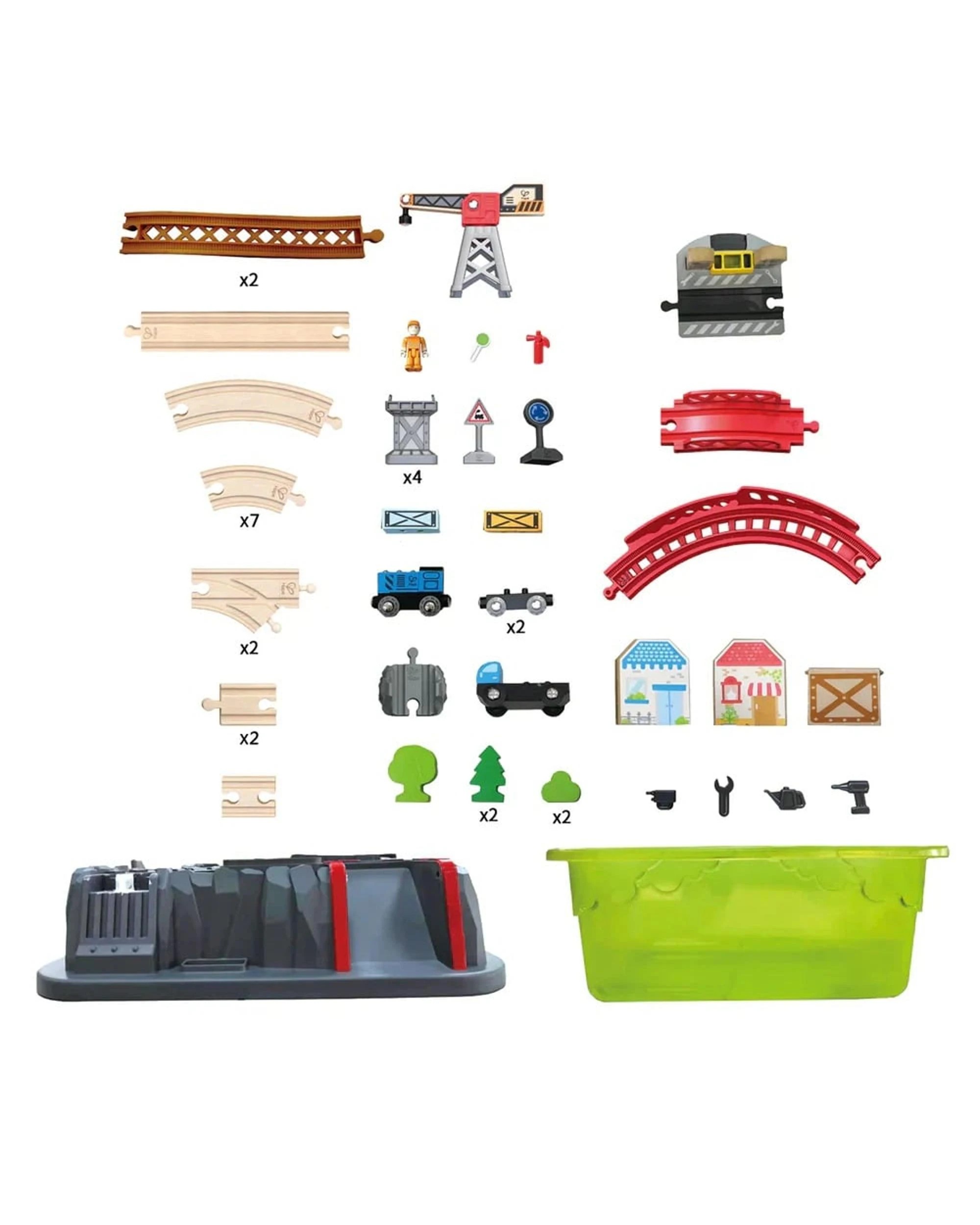 3 Hape Railway Bucket Builder Set, 3 of 6