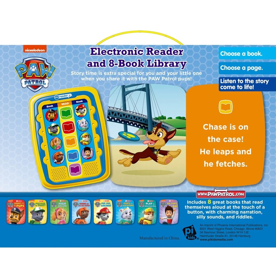 10 8 Pack Nickelodeon PAW Patrol Electronic Reader and Book Library, 10 of 10