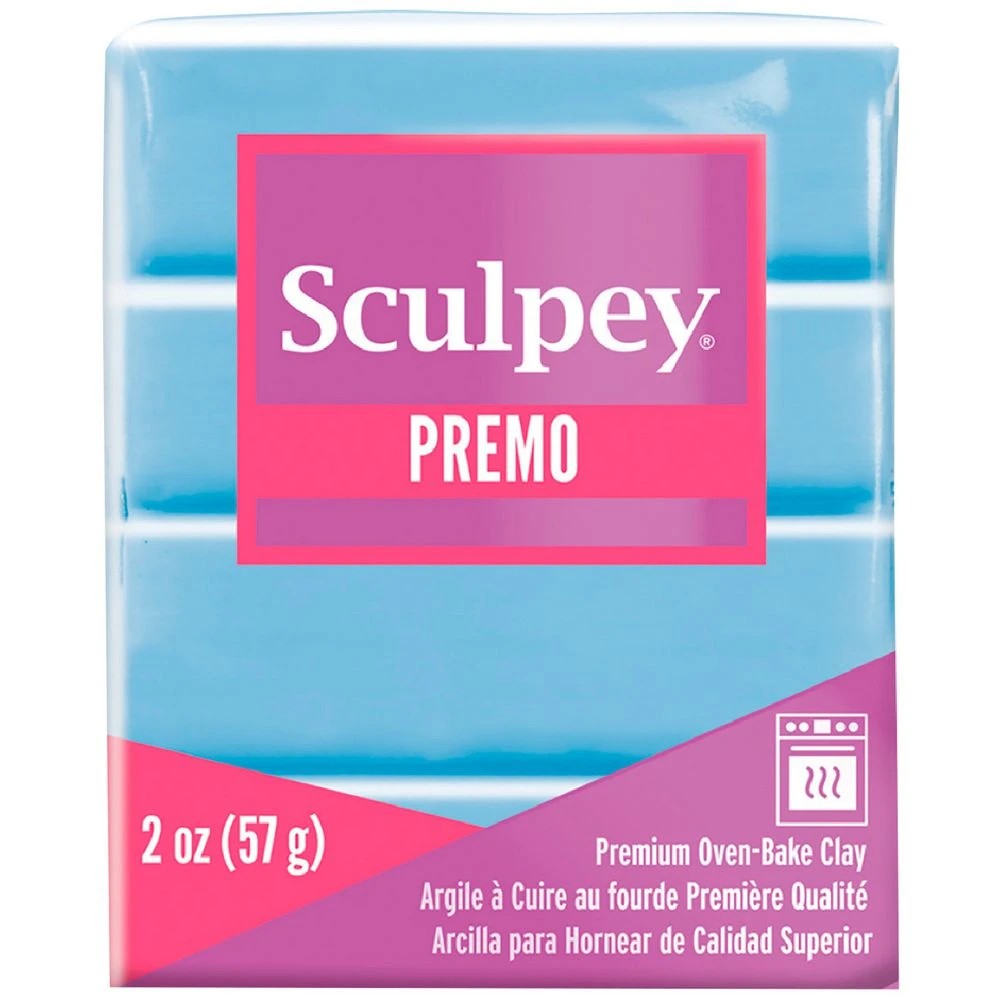 1 Sculpey Premo Modelling Clay Pale Blue 57g, 1 of 3
