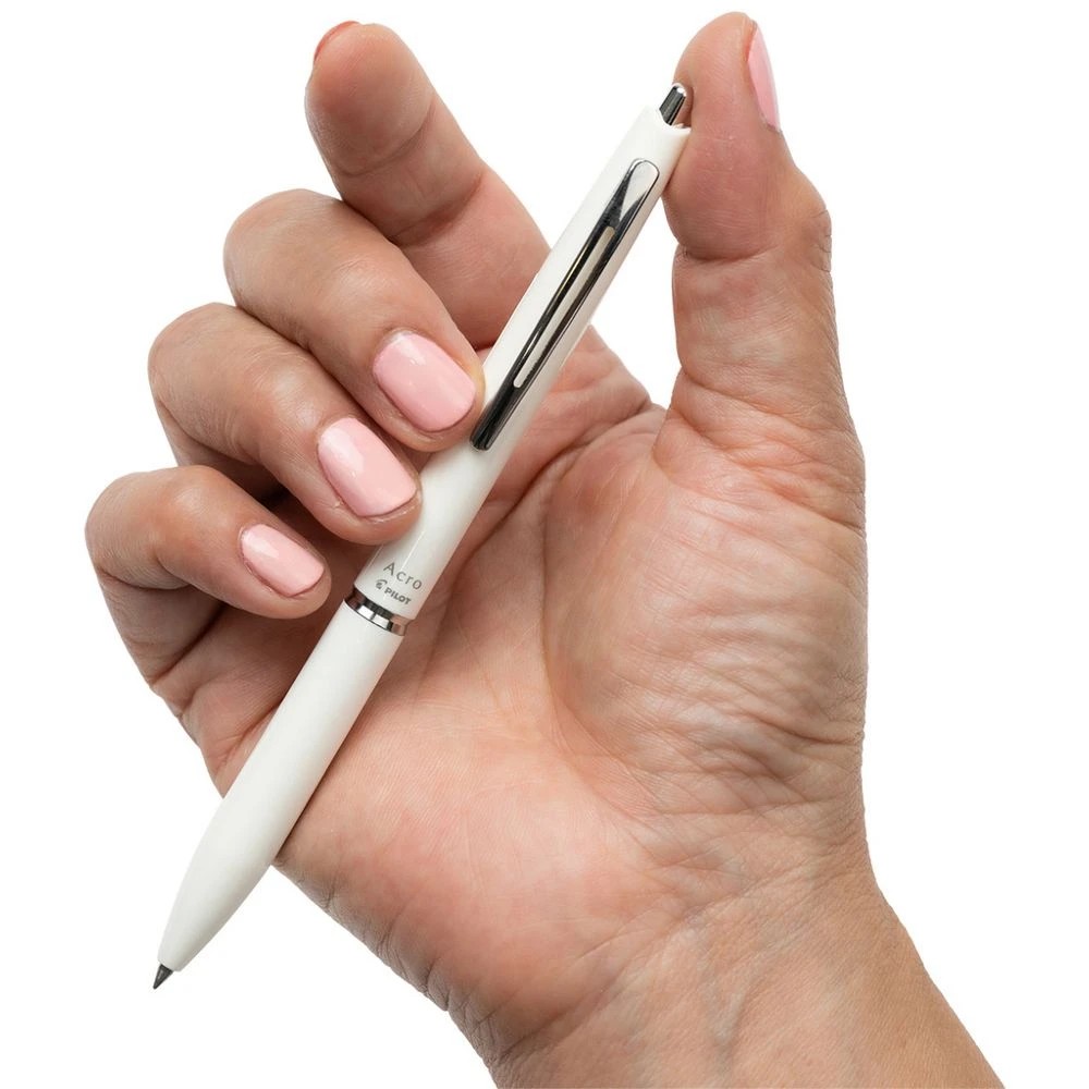 4 PILOT Acro 300 0.5mm Hybrid Ballpoint Pen White Barrel, 4 of 6