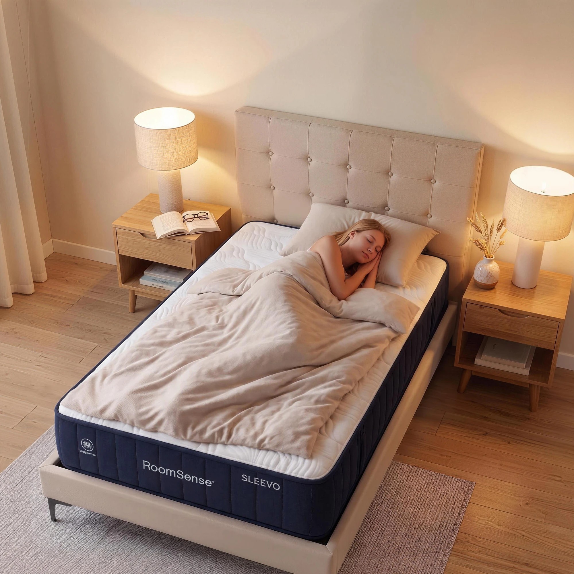 8 RoomSense Single Mattress 26cm Orthopedic Firm Mattress for Back Pain Relief - Multi, 8 of 9