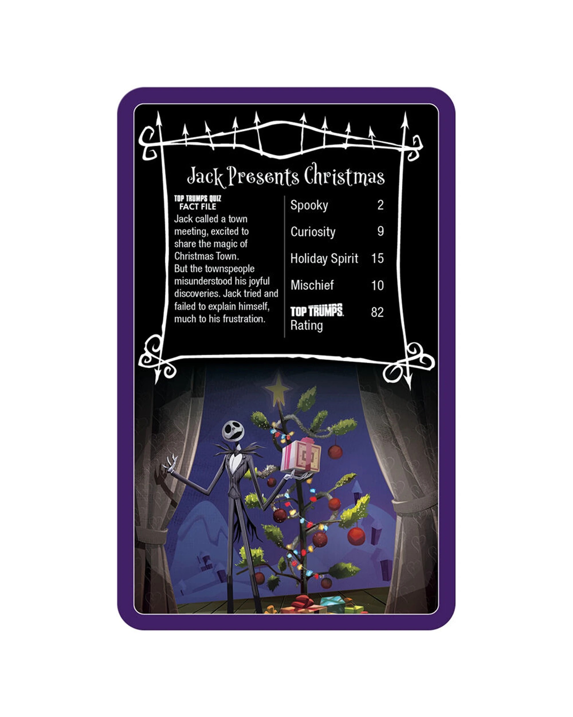 4 TOP TRUMPS 2PK Nightmare Before Christmas Edition Family And Kids Card Game - Multi, 4 of 8