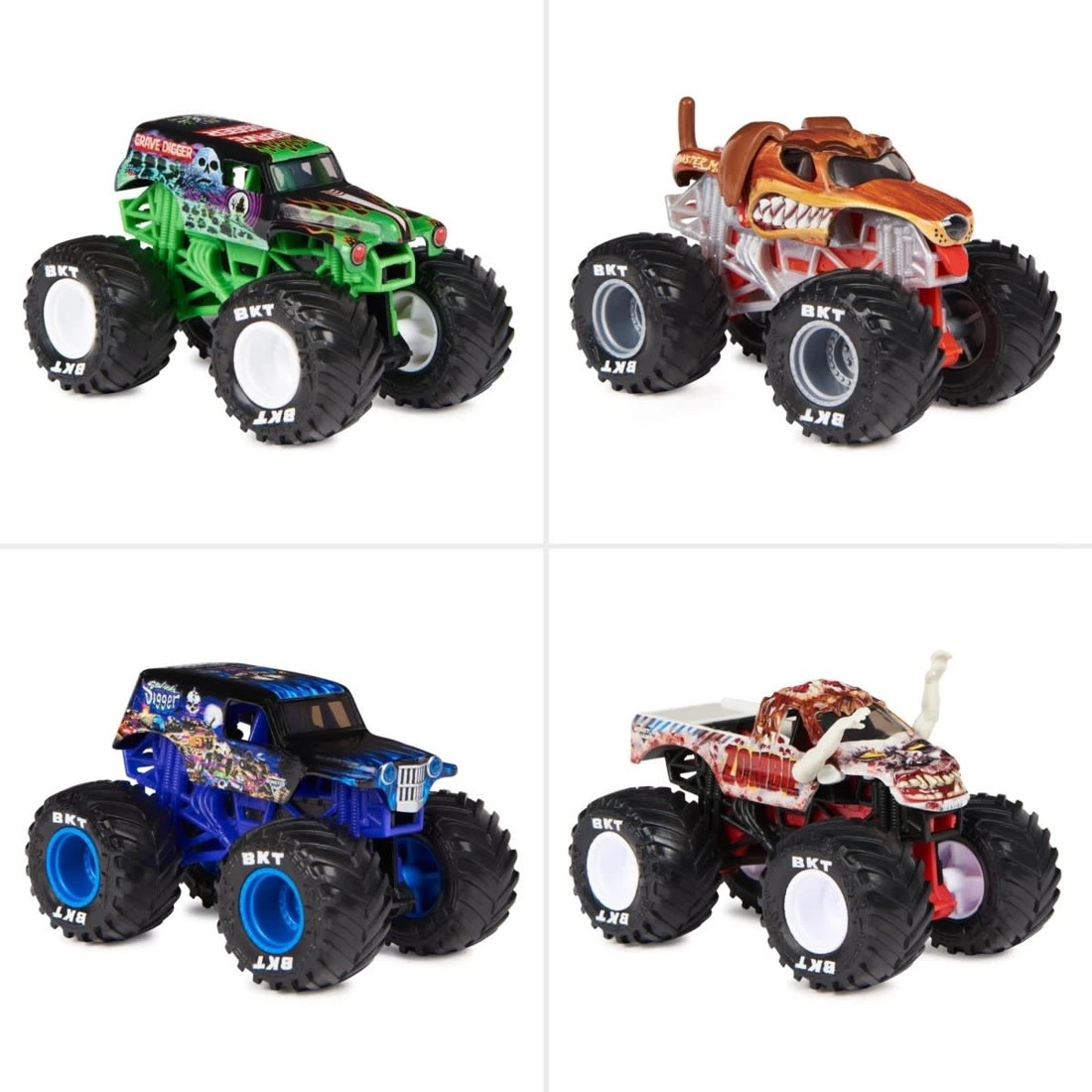 4 Monster Jam 1:64 Die Cast Truck - Assorted, 4 of 8