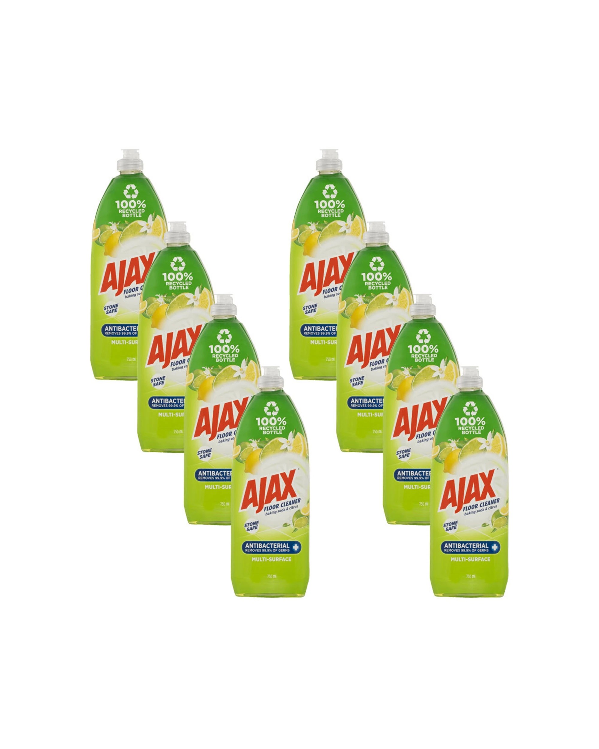1 Ajax 8PK House Floor Cleaner 750ml Baking Soda Citrus Scent - Multi, 1 of 3