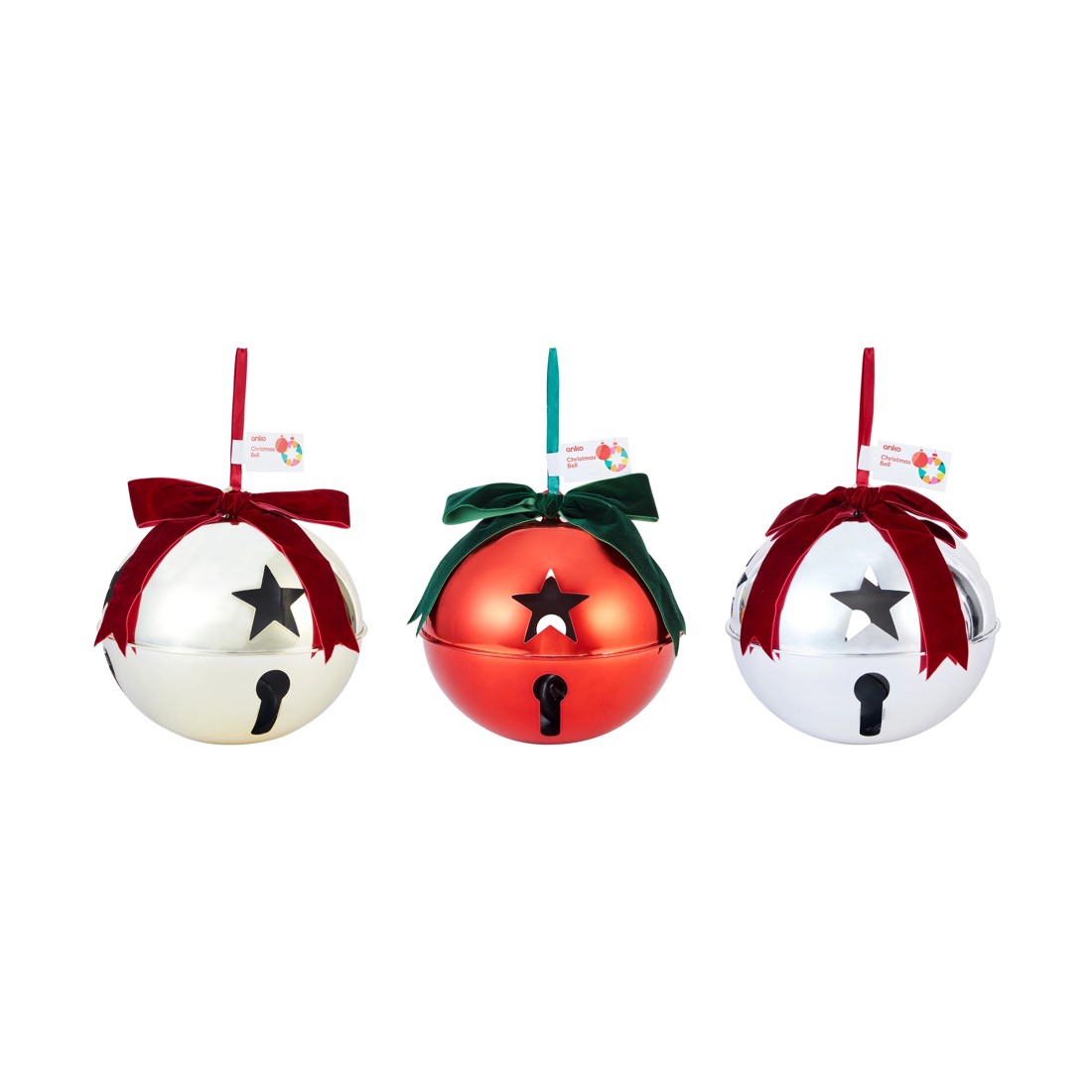 4 Christmas Bell - Assorted, 4 of 4
