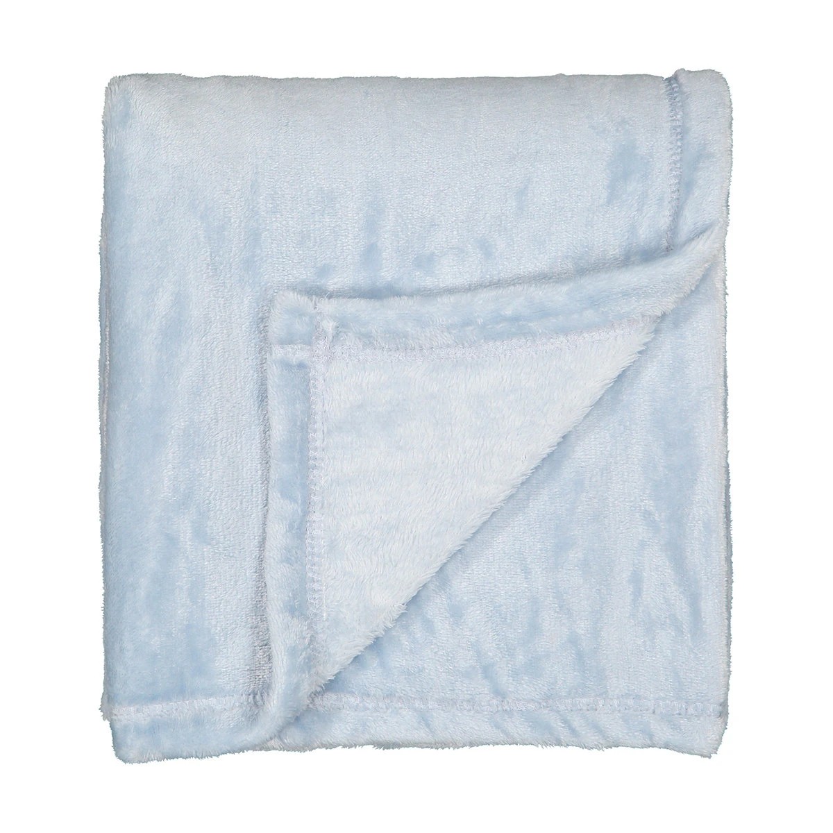 1 Coral Fleece Throw - Blue, 1 of 5