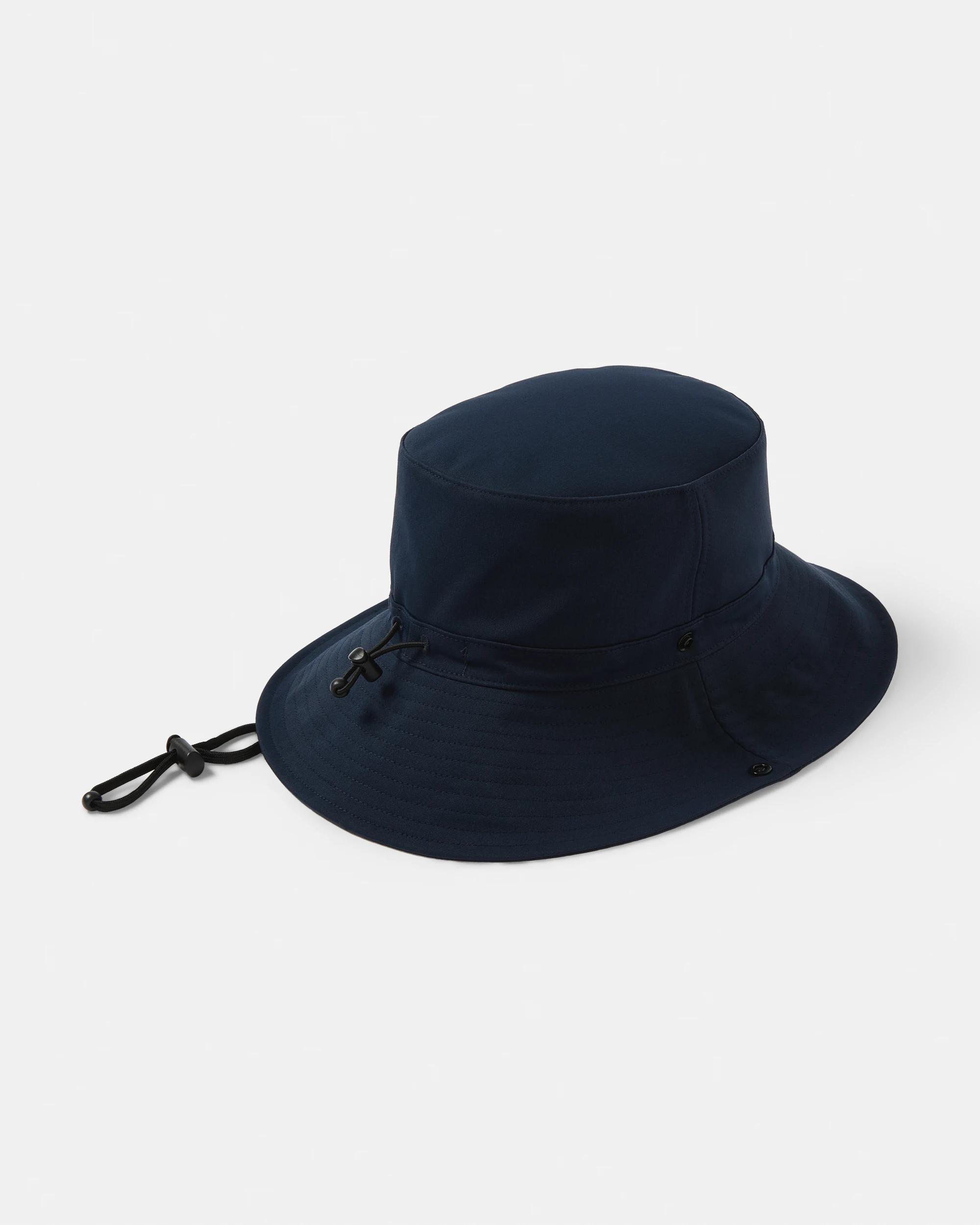 1 Water Resistant Wide Brim Hat Navy, 1 of 4