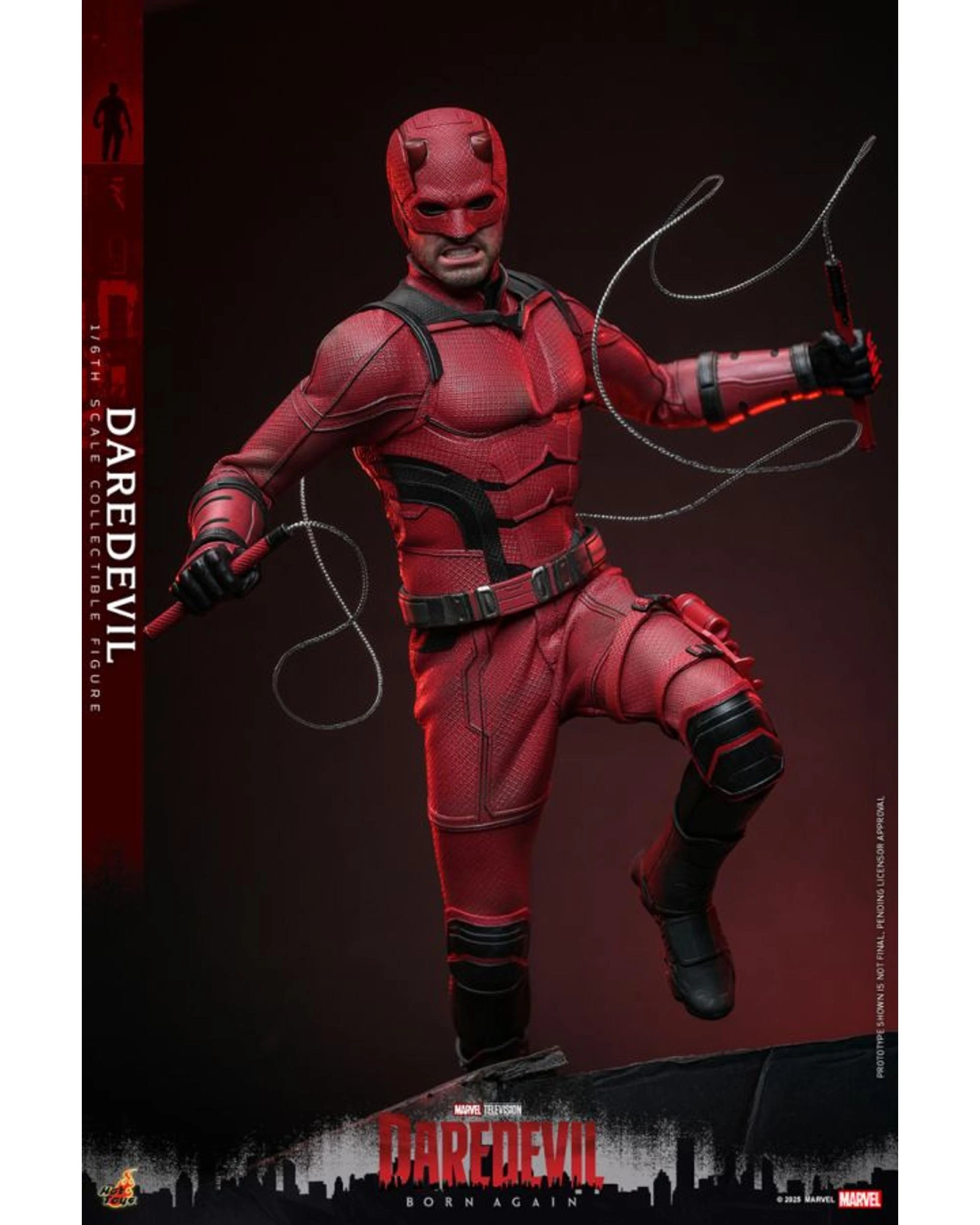 6 Hot Toys Daredevil Born Again TV Daredevil 1:6 Figure, 6 of 9