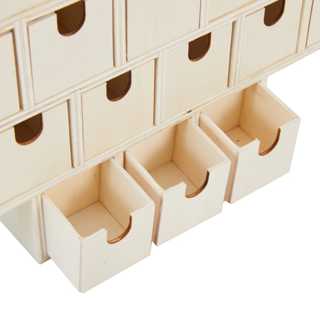 3 Christmas Craft DIY Wooden Advent Calendar, 3 of 4