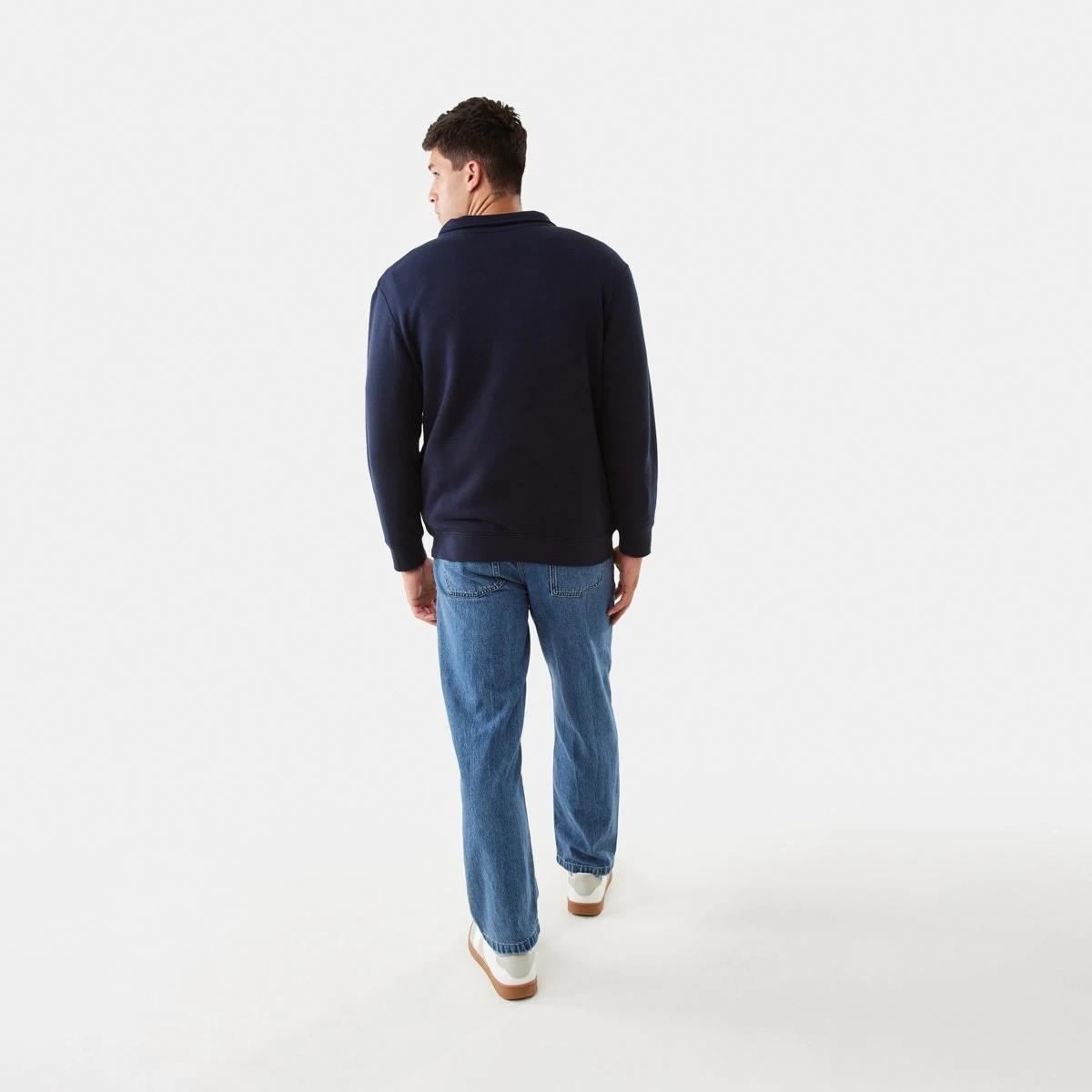 4 1/4 Zip Sweatshirt Nvy Sphire, 4 of 7