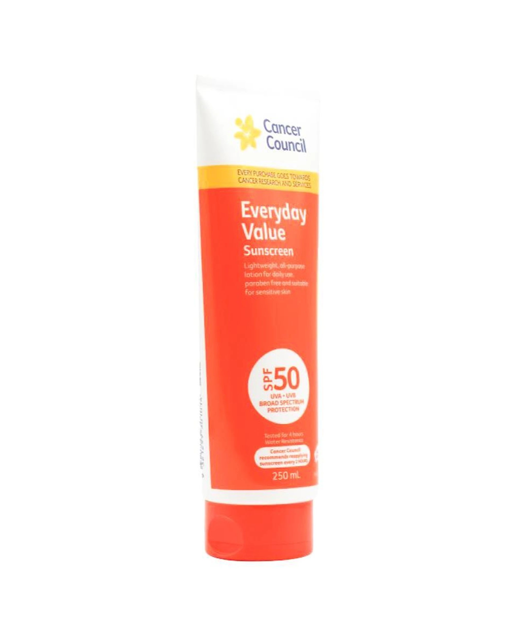 4 Cancer Council 4PK Everyday Value Sunscreen SPF50 Lotion 250ml - Multi, 4 of 4