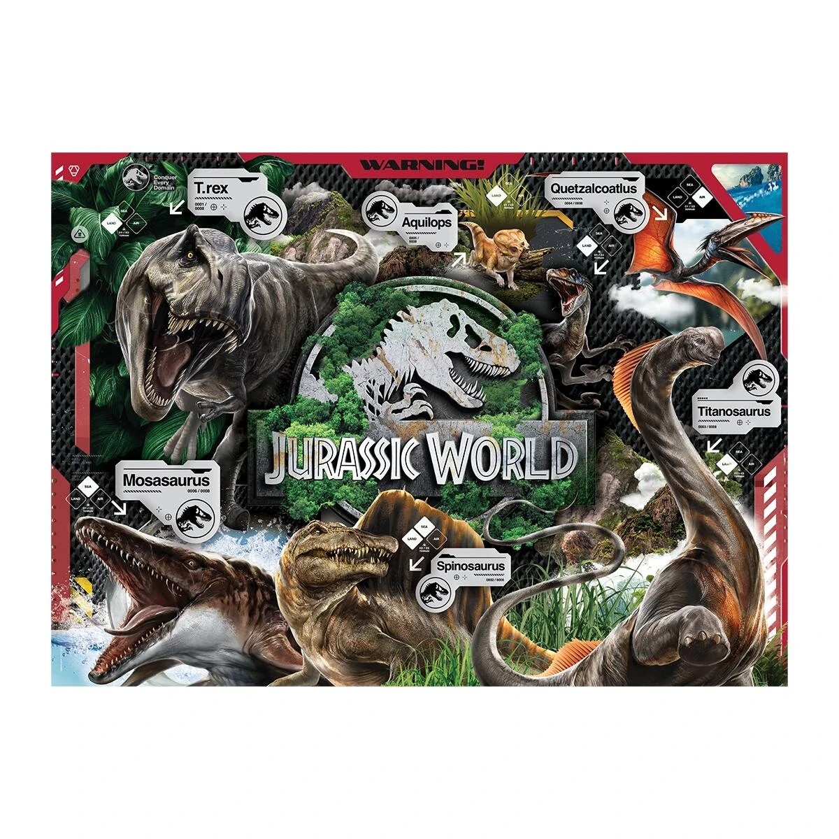 2 1000 Piece Arrow Gold Edition Jurassic World Rebirth Puzzle Set, 2 of 3