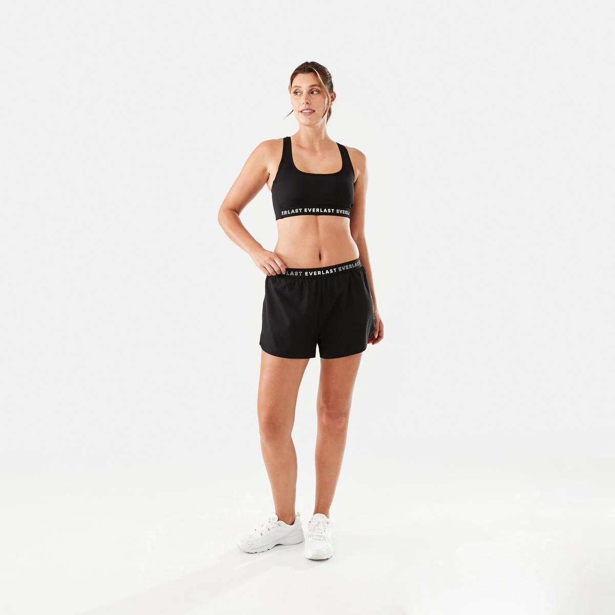 7 Everlast Womens Woven Shorts EVERLAST BLACK, 7 of 7
