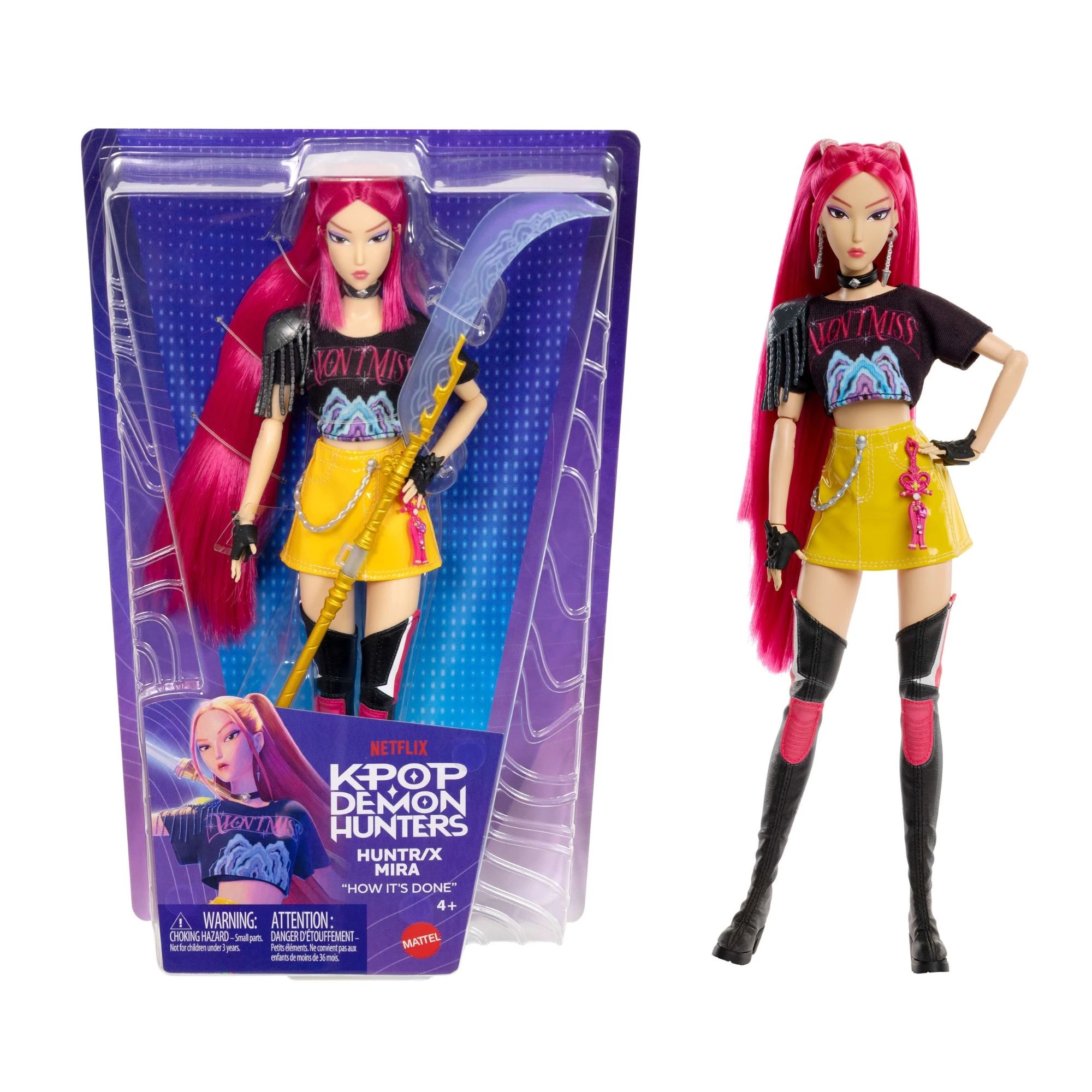 1 KPop Demon Hunters HUNTR/X Mira Fashion Doll, 1 of 6