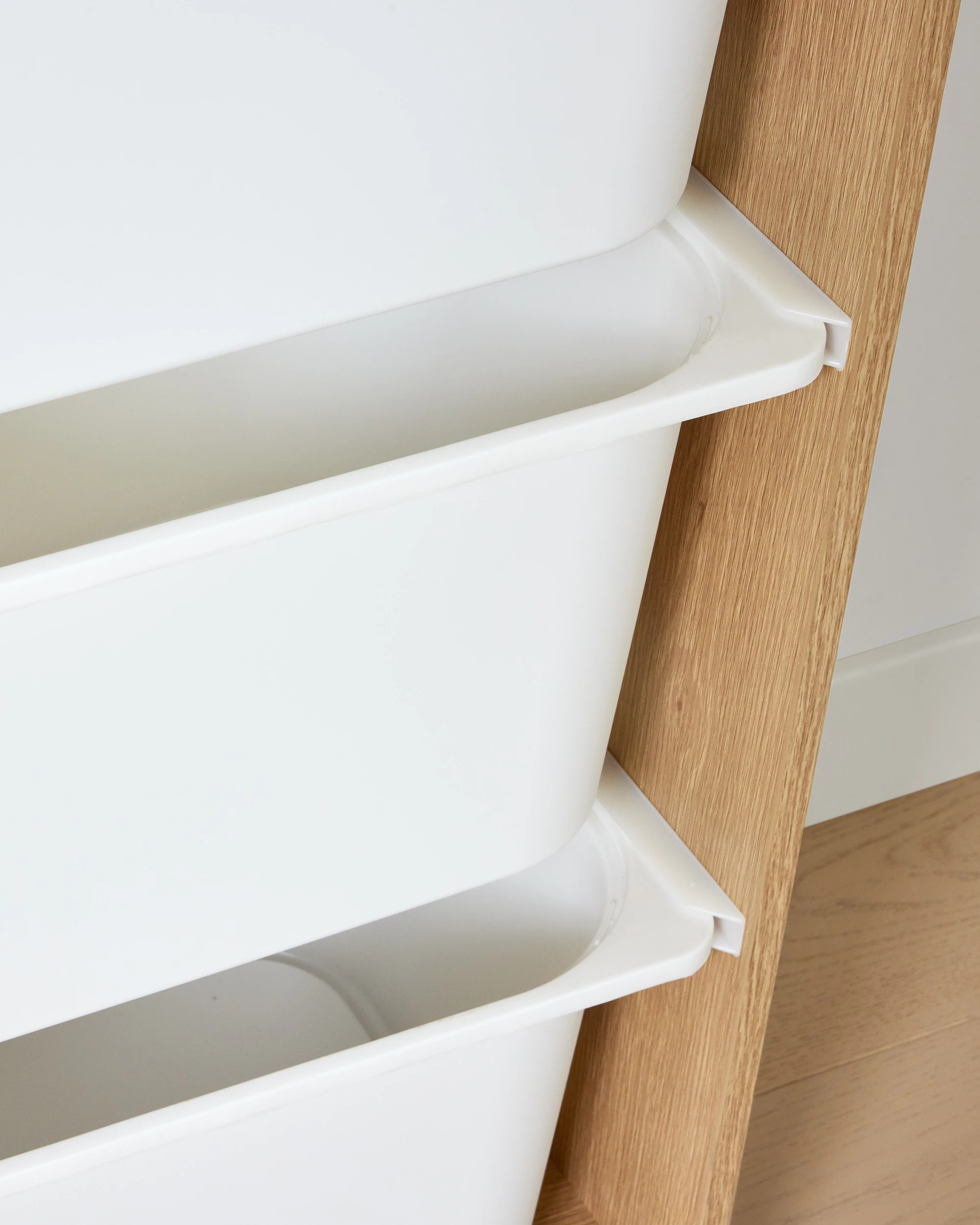 5 3 Tub Storage Unit - Oak, 5 of 7