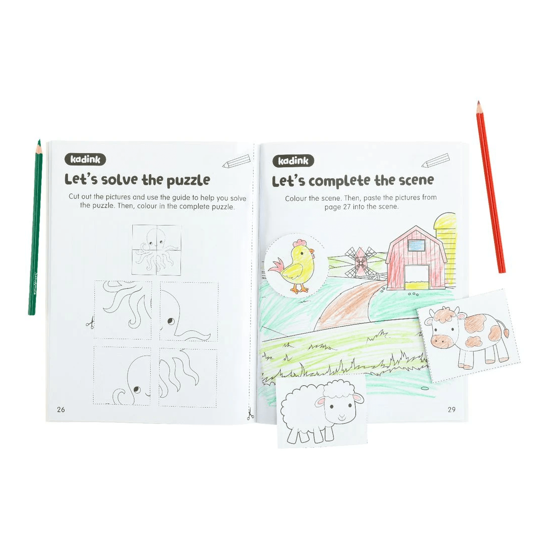 3 Kadink Scissor Skills Workbook 48 Pages, 3 of 3