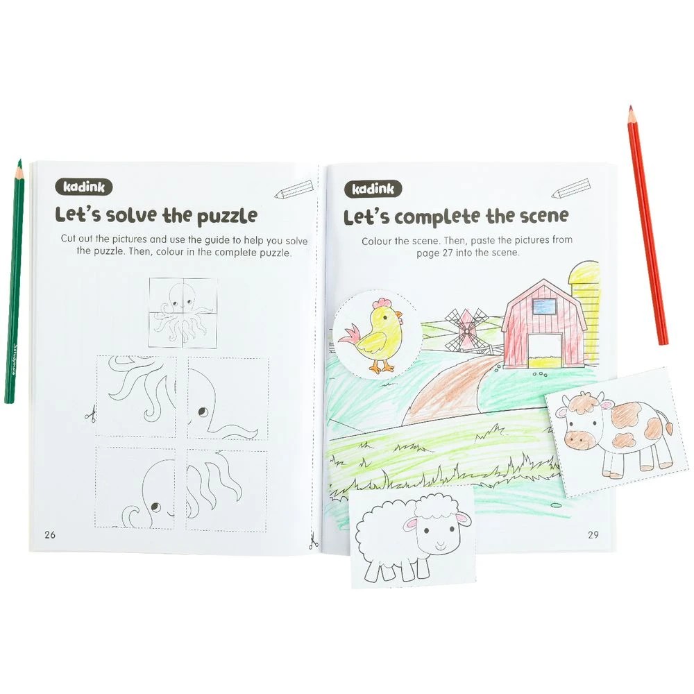 3 Kadink Scissor Skills Workbook 48 Pages, 3 of 3