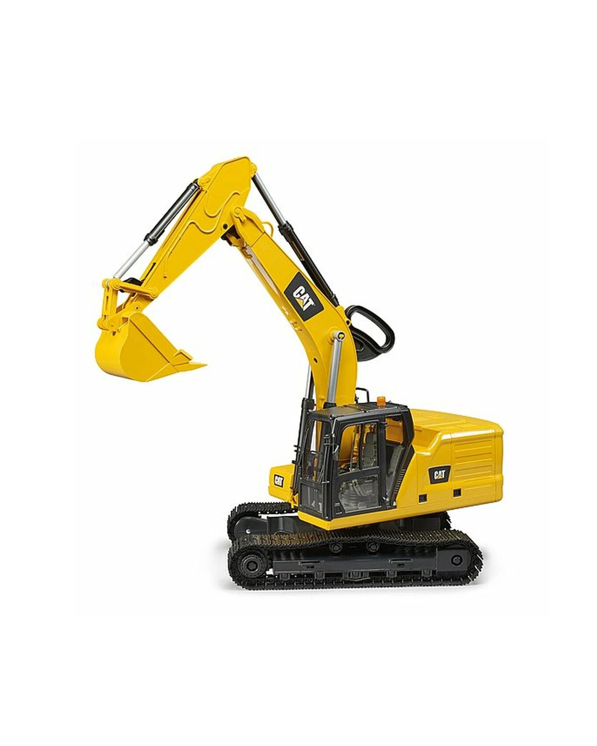 3 Bruder 1 16 Caterpillar Excavator With Black Tracks Kids Toy 4 Years Plus - Yellow, 3 of 5