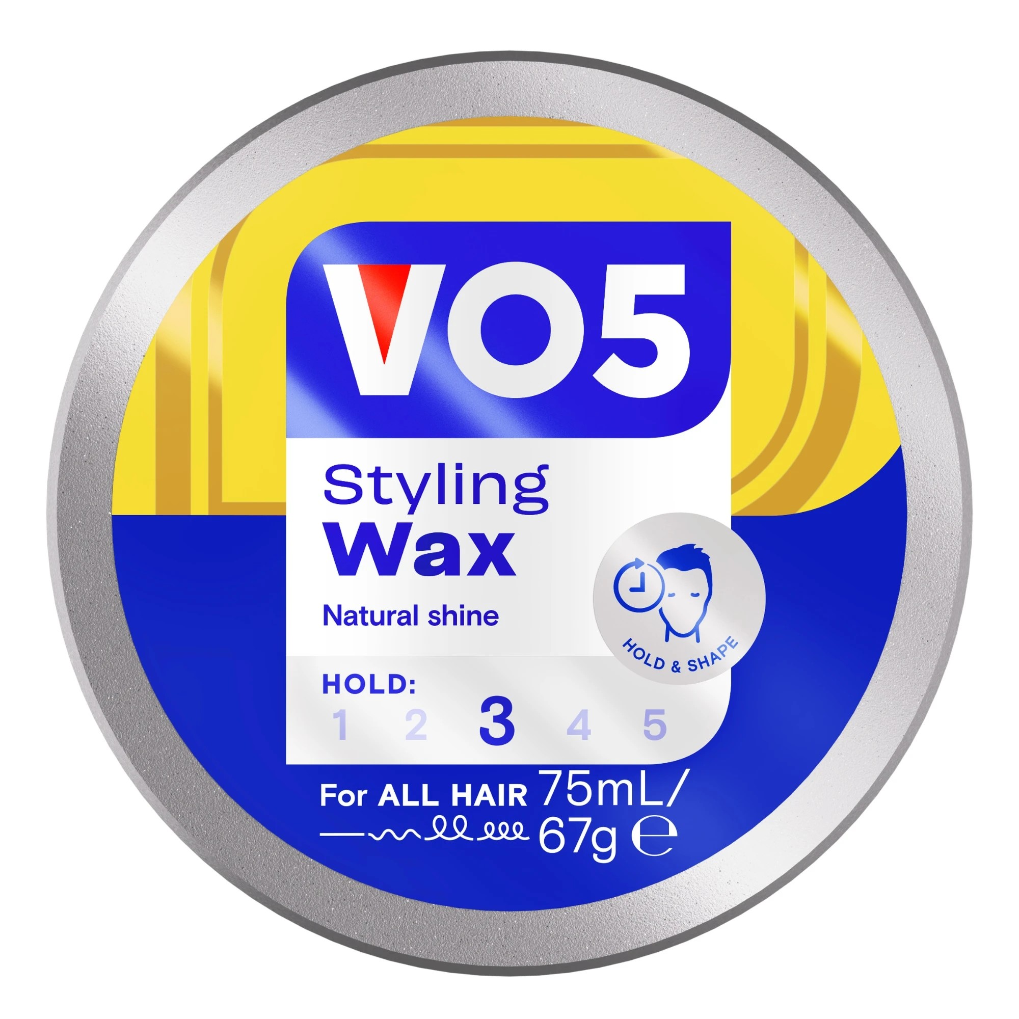 1 Vo5 Hair Gel Style Wax Groomed 75ml, 1 of 8