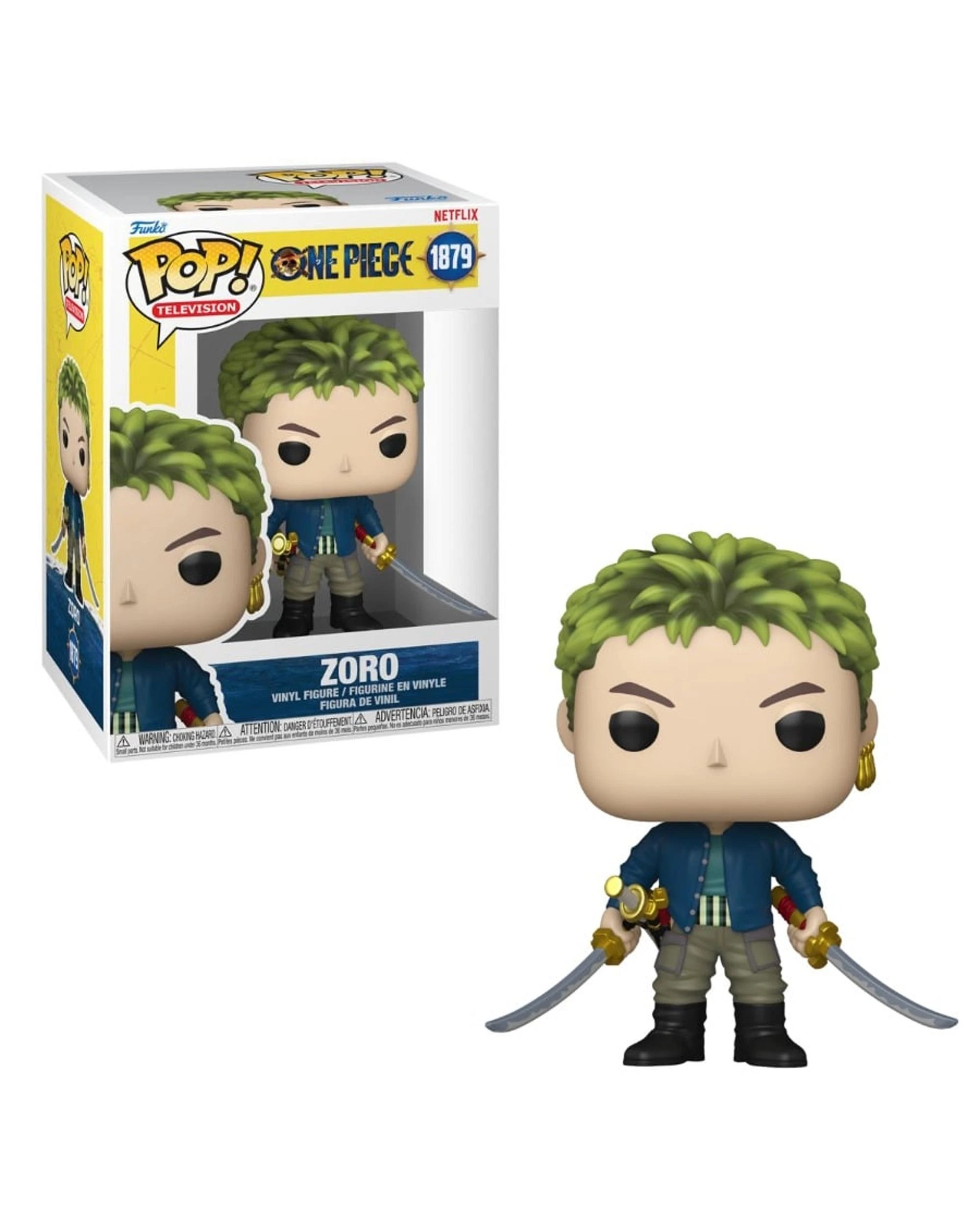 1 One Piece Netflix Zoro Funko POP! Vinyl, 1 of 1