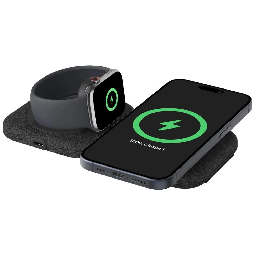 1 Belkin BoostCharge Pro Qi2 2-in-1 Travel Pad 15W Black, 1 of 6