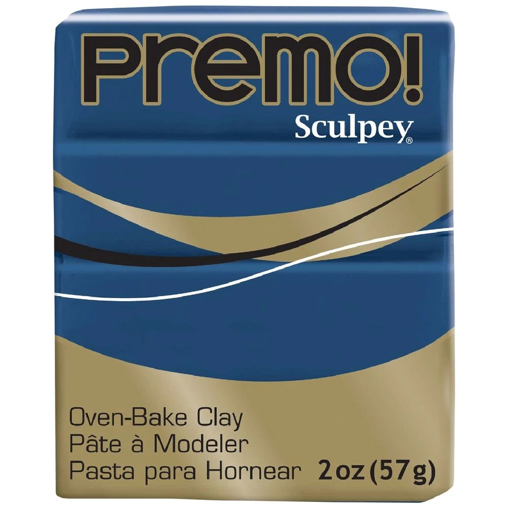 1 Sculpey Premo Modelling Clay Navy 57g, 1 of 3