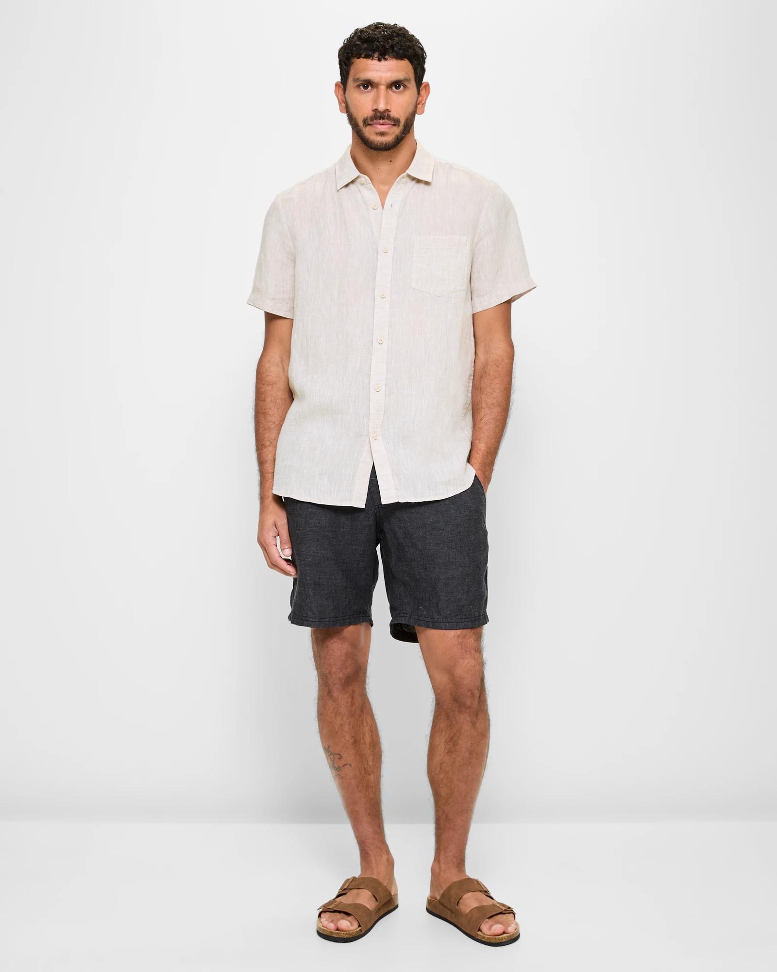 2 Target European Linen Shirt NEUTRAL, 2 of 5