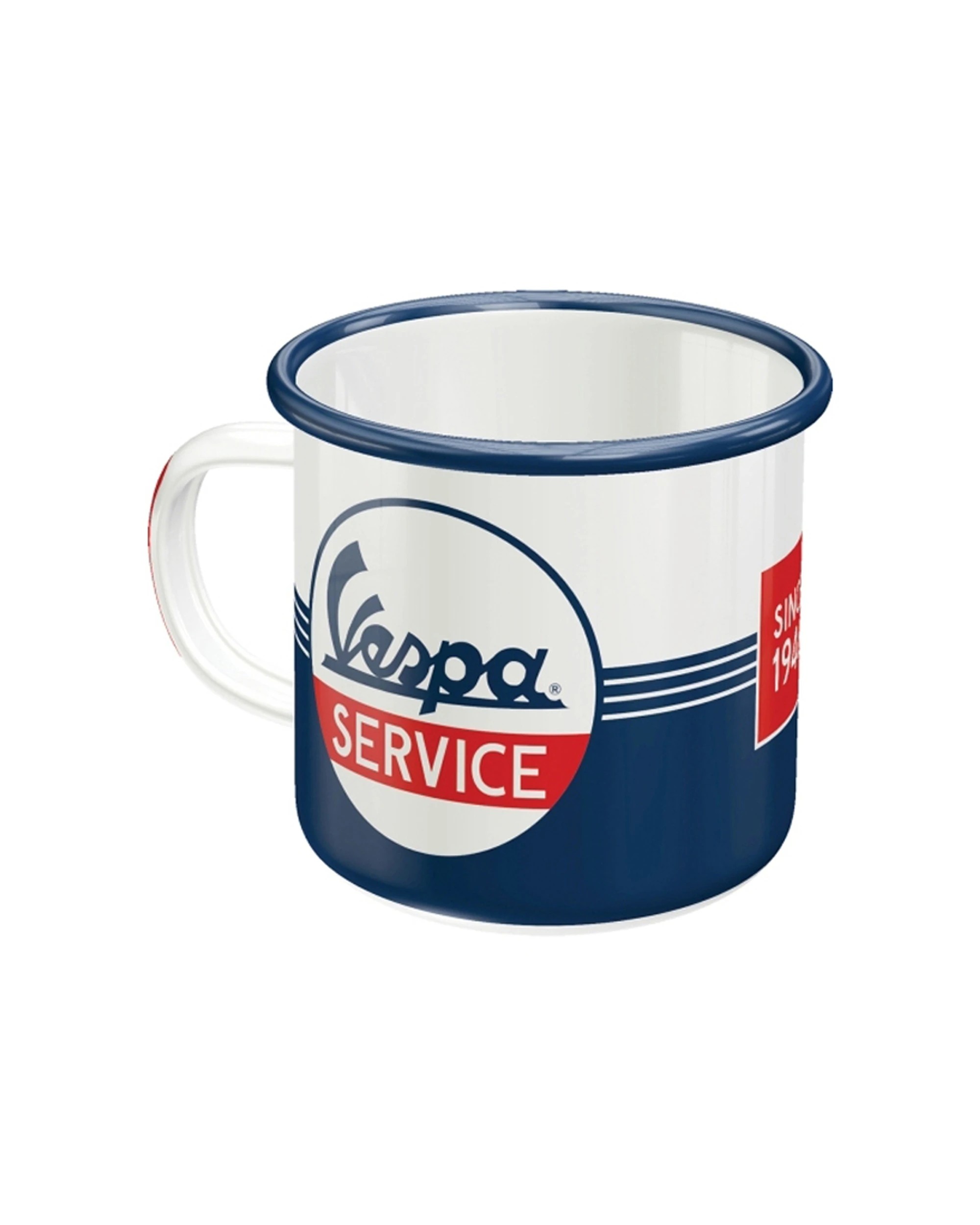 1 Nostalgic-Art Enamel Mug 360ml Mug -  Scooter Theme Vespa Service - Pattern, 1 of 4