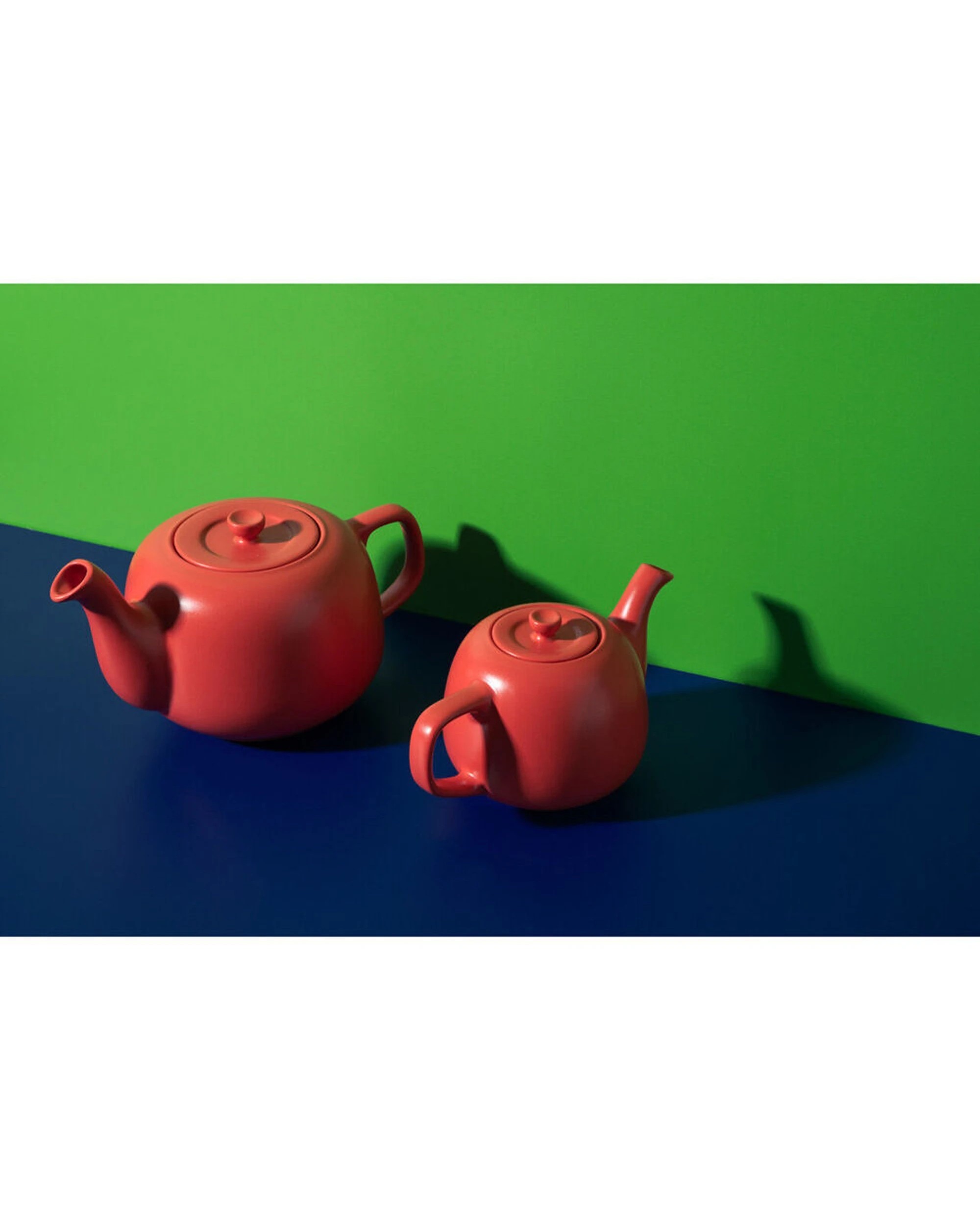 6 La Cafetiere 2PK Stoneware Classic Teapot Kettle 600ml - Red, 6 of 7