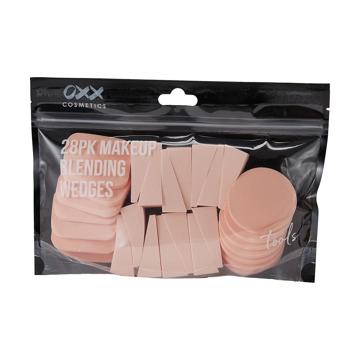 1 OXX Cosmetics 28 Pack Makeup Blending Wedges - Orange, 1 of 7