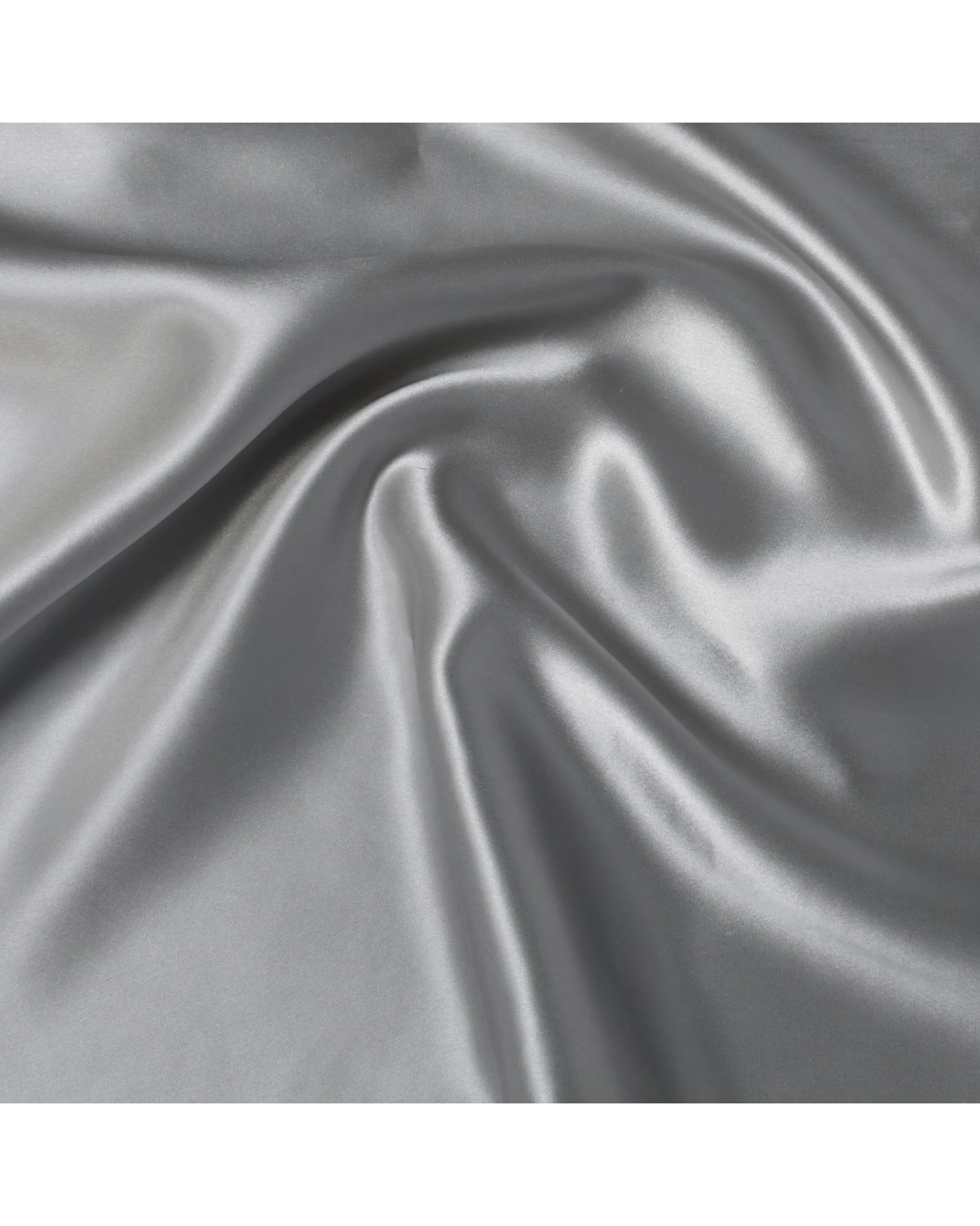 4 Natural Home Luxe Mulberry Silk Pillowcase 25 Momme King Pillowcase 48x90cm Twin Pack - Grey, 4 of 5