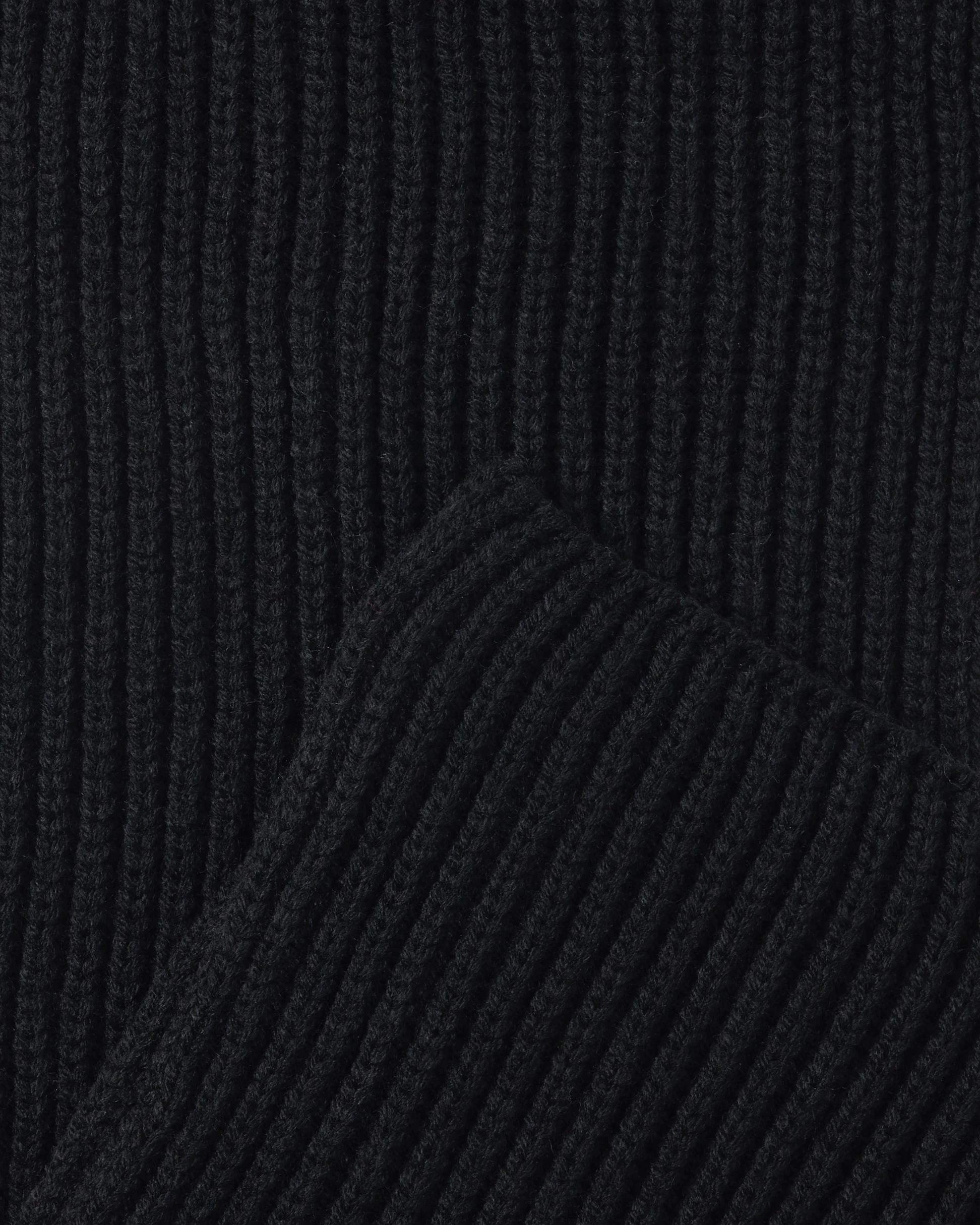 2 Rib Scarf Black, 2 of 3