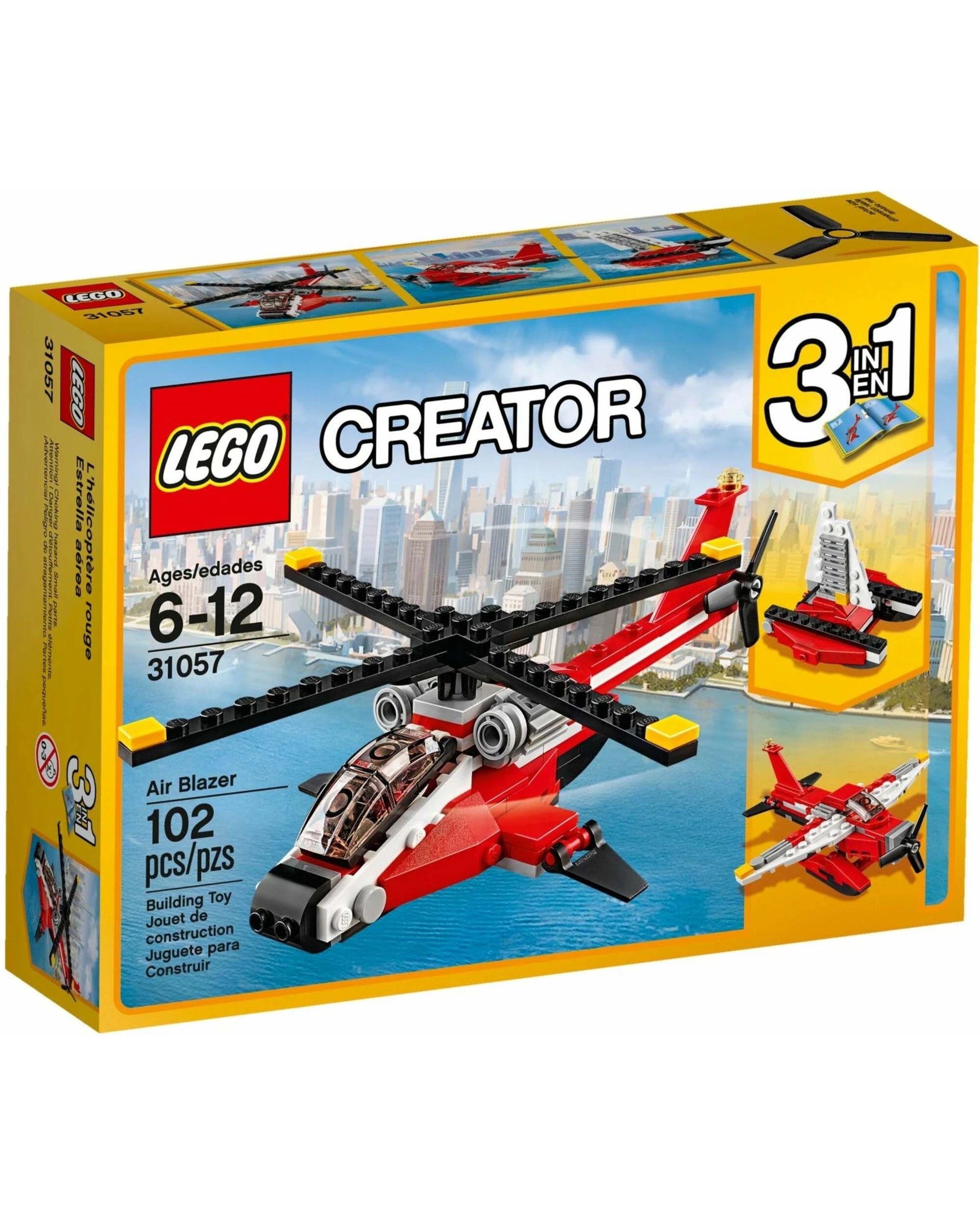 1 LEGO 31057 Air Blazer 3-in-1 Helicopter, Seaplane, Catamaran, 1 of 4
