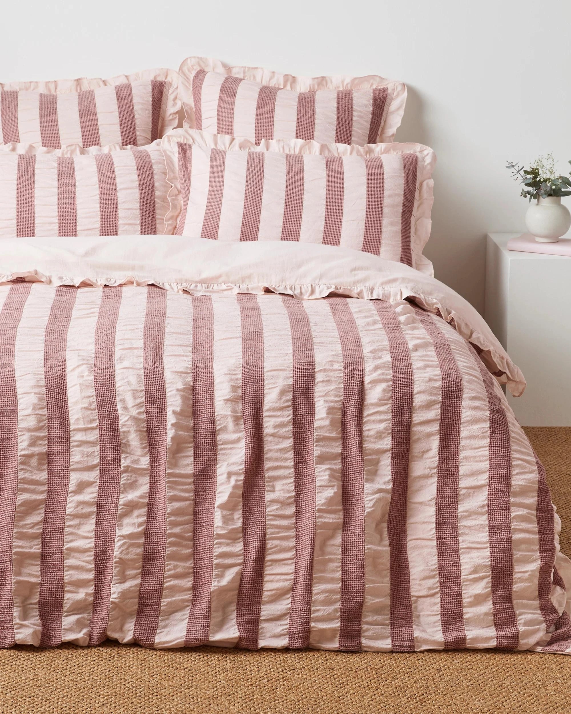 1 Target Alessia Textured Quilt Cover Set - Super King Bed - Pink, 1 of 1